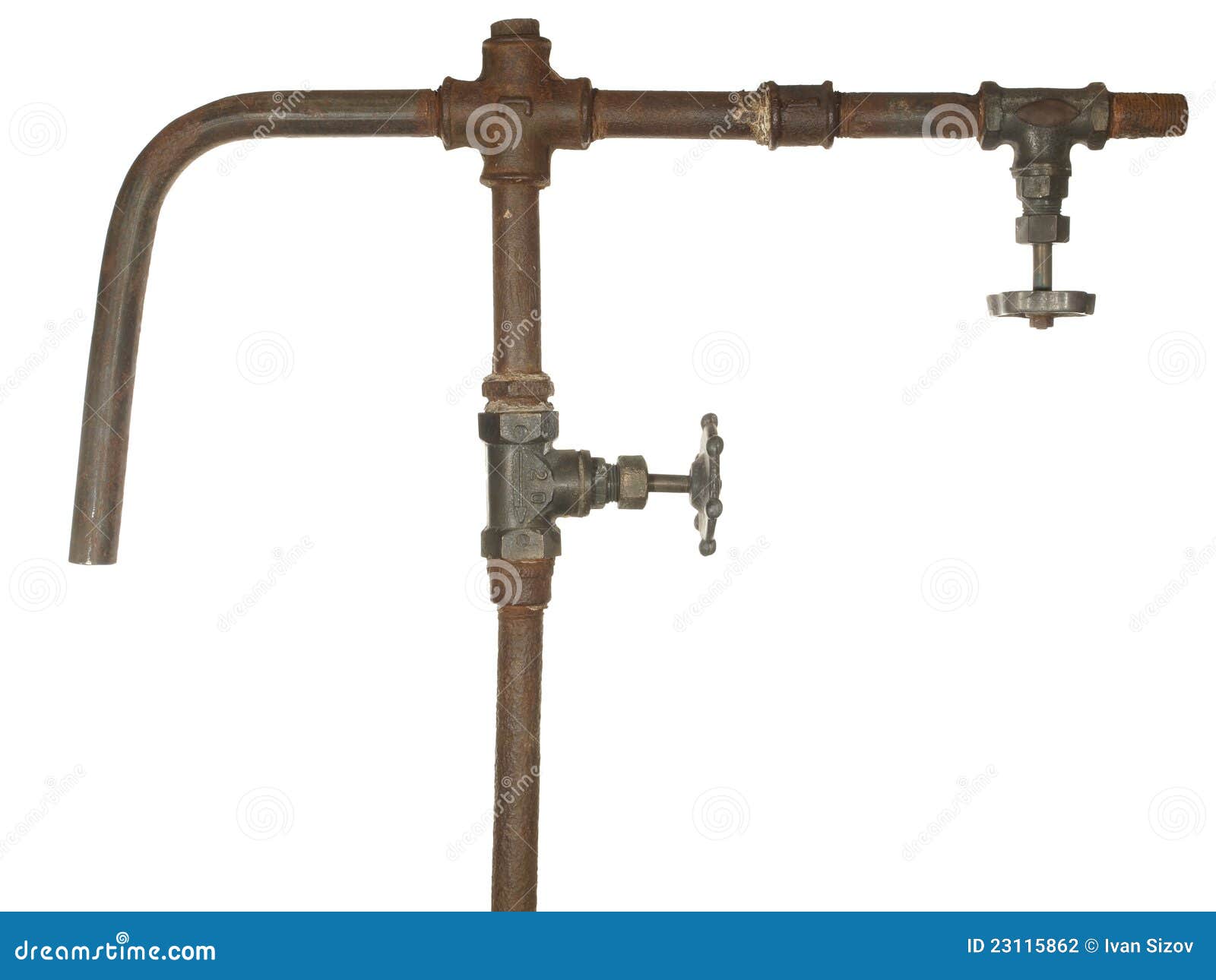 A Fragment of the Old Water Conduit Stock Photo Image of open, tube 23115862