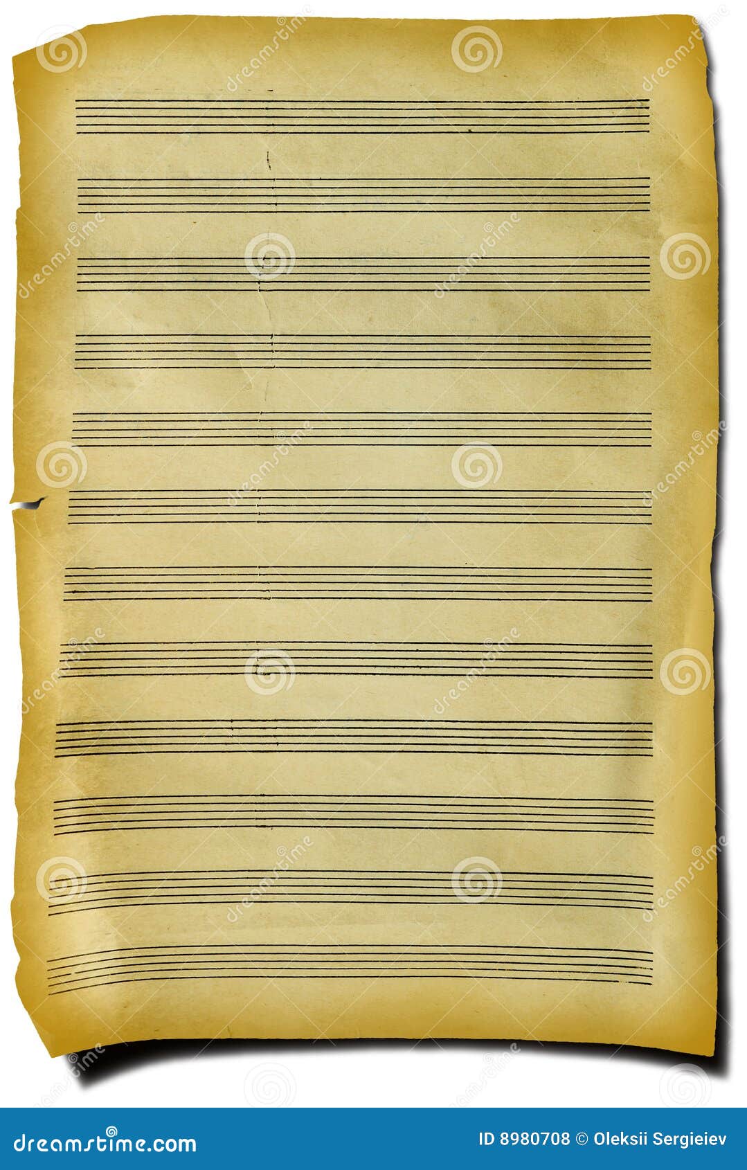 Fragment of Sheet with Music Stock Photo - Image of melody, frame: 8980708