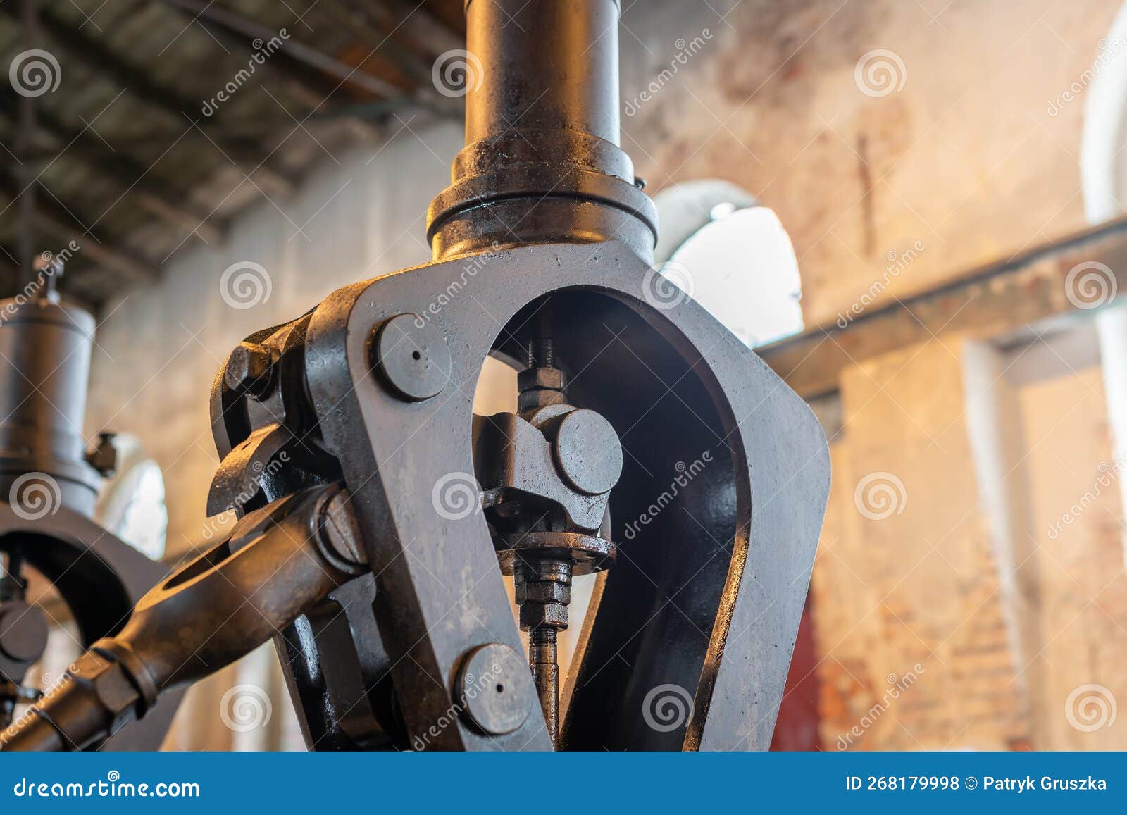 Fragment Of Steam Engine From 1903 Important Part Of Technological fragment-of-steam-engine-from-1903-important-part-of-technological
