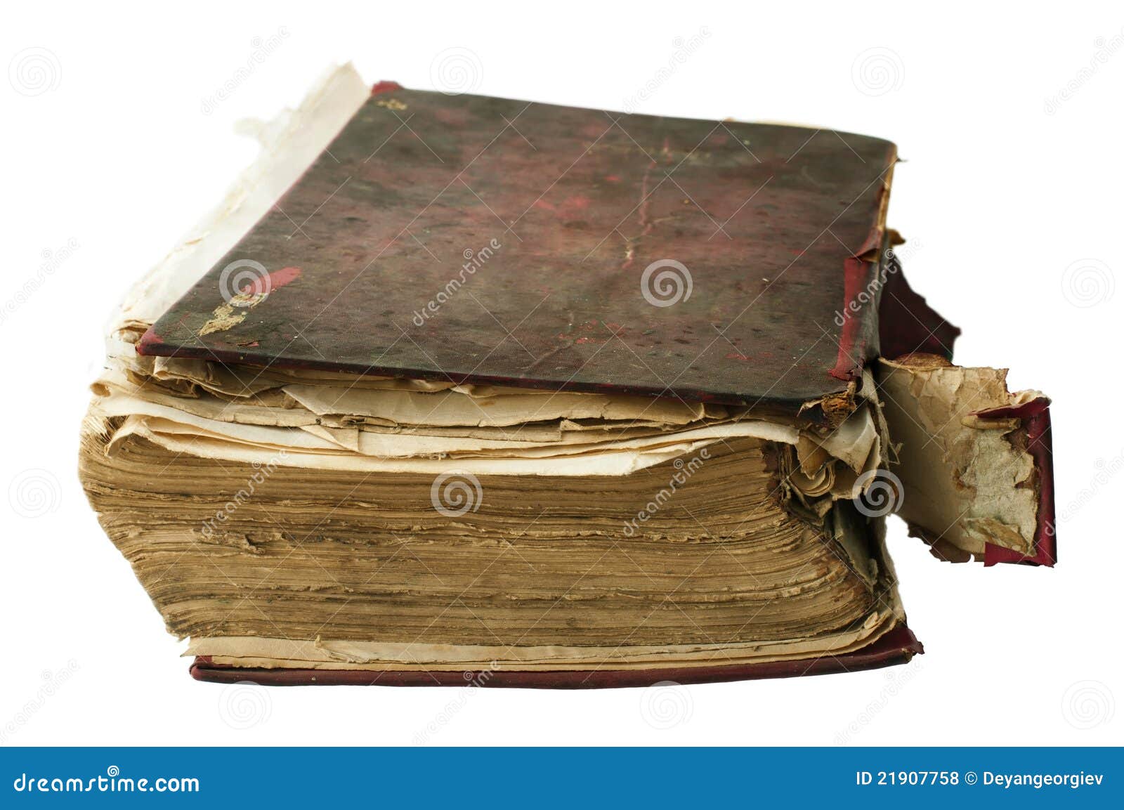 Worn book. Рваная книга. Старая порванная книжка на белом фоне. Рваная книга на прозрачном фоне. Грязная книжка.
