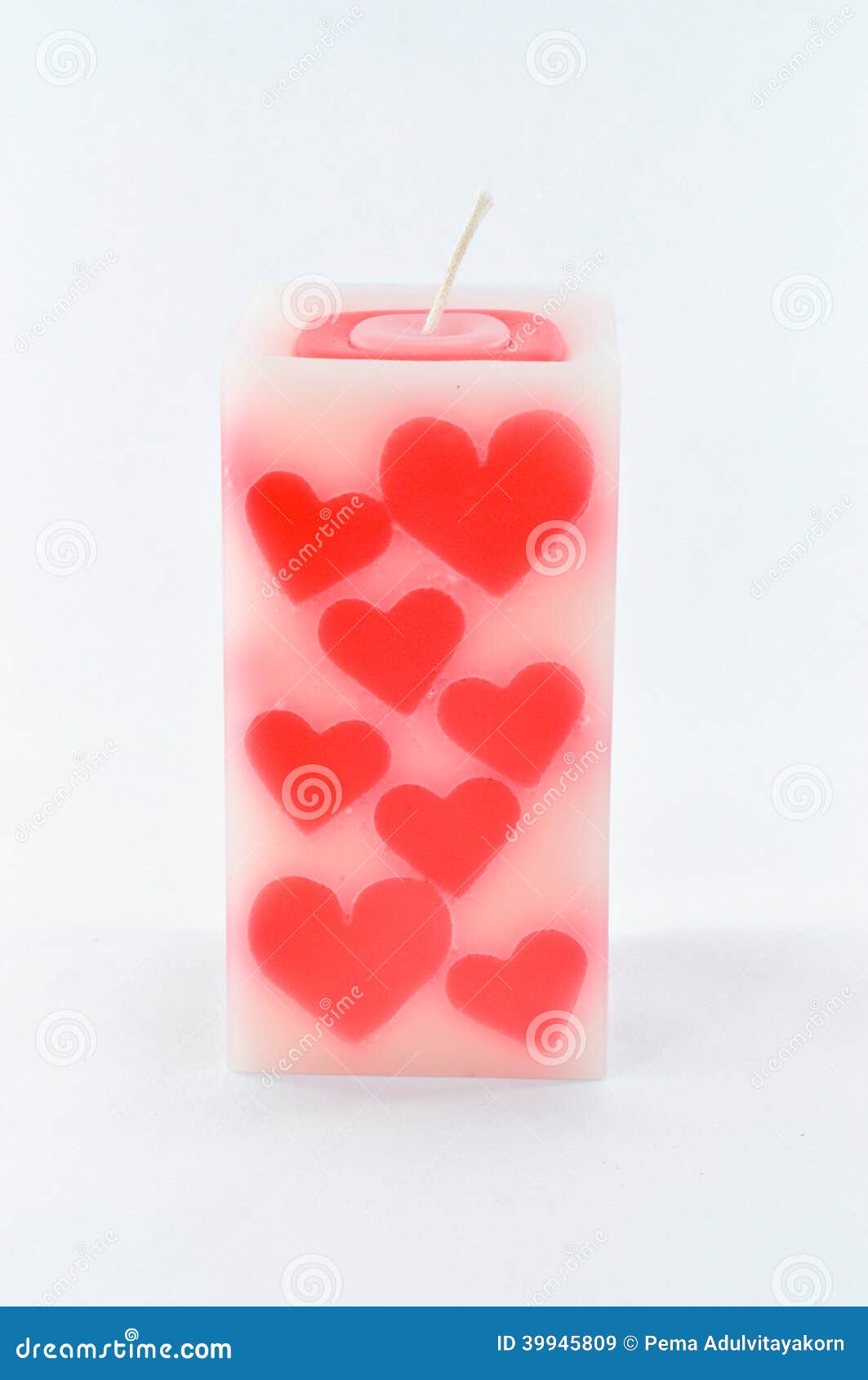 Fragrant Candle for Valentine Stock Image Image of lovecouple