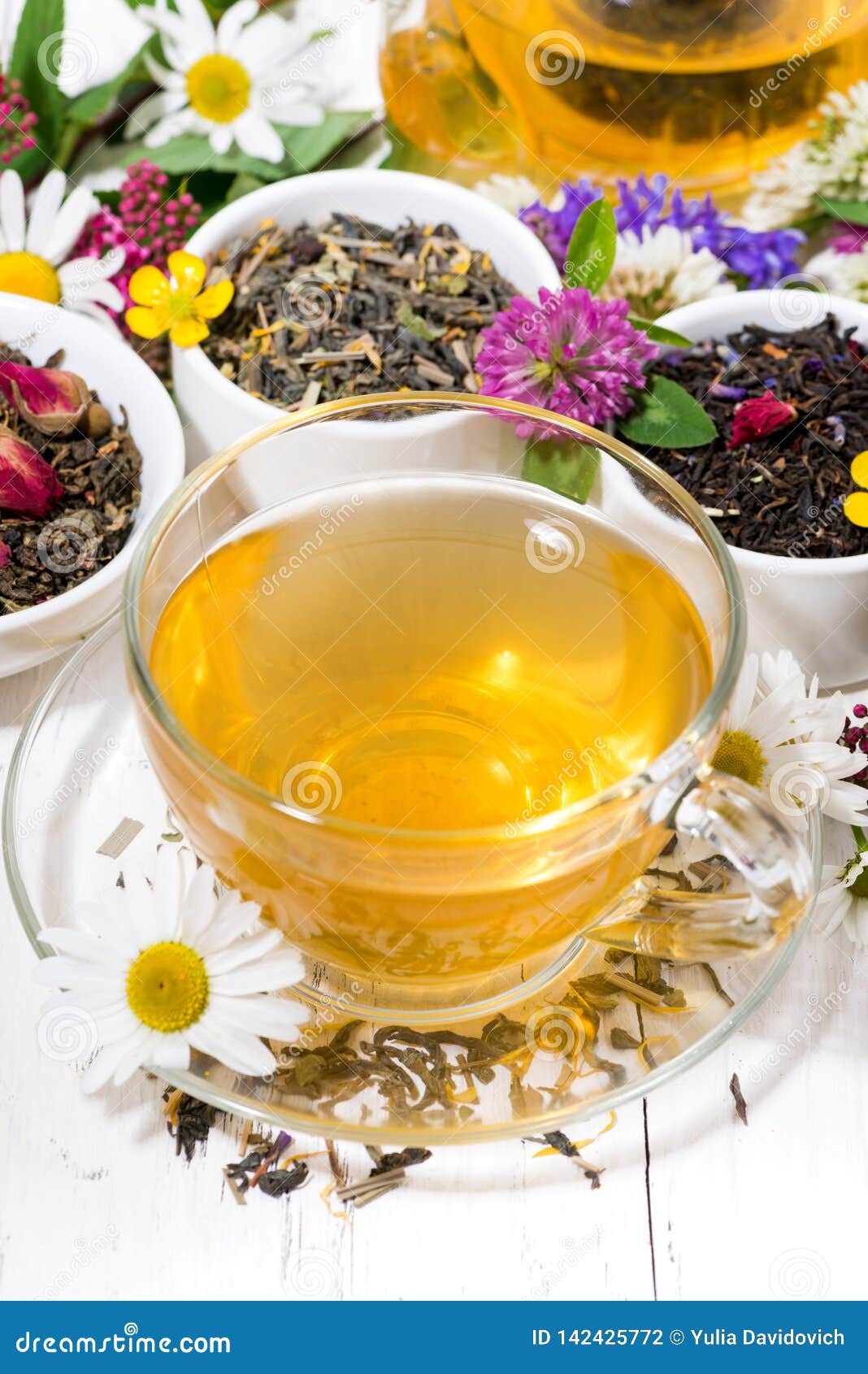 Fragrant Herbal Tea in a Cup, Vertical Top View Stock Photo Image of food, glass 142425772