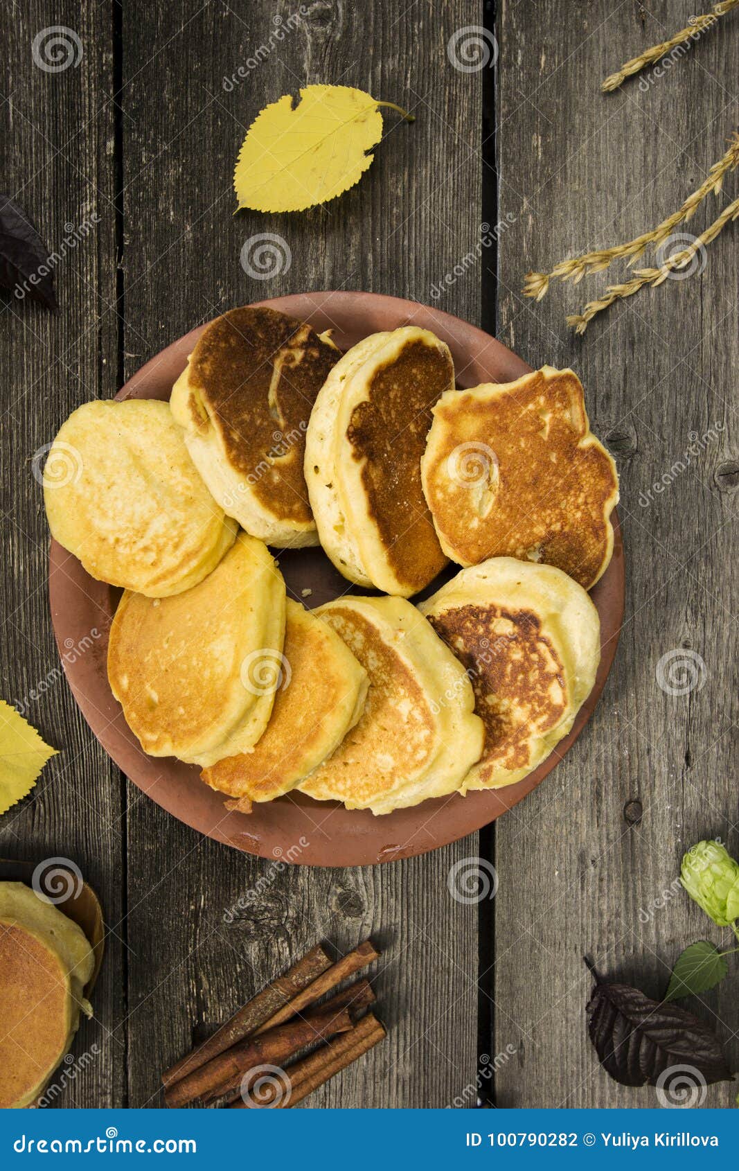 Fragrant hot corn fritters stock photo. Image of fork 100790282