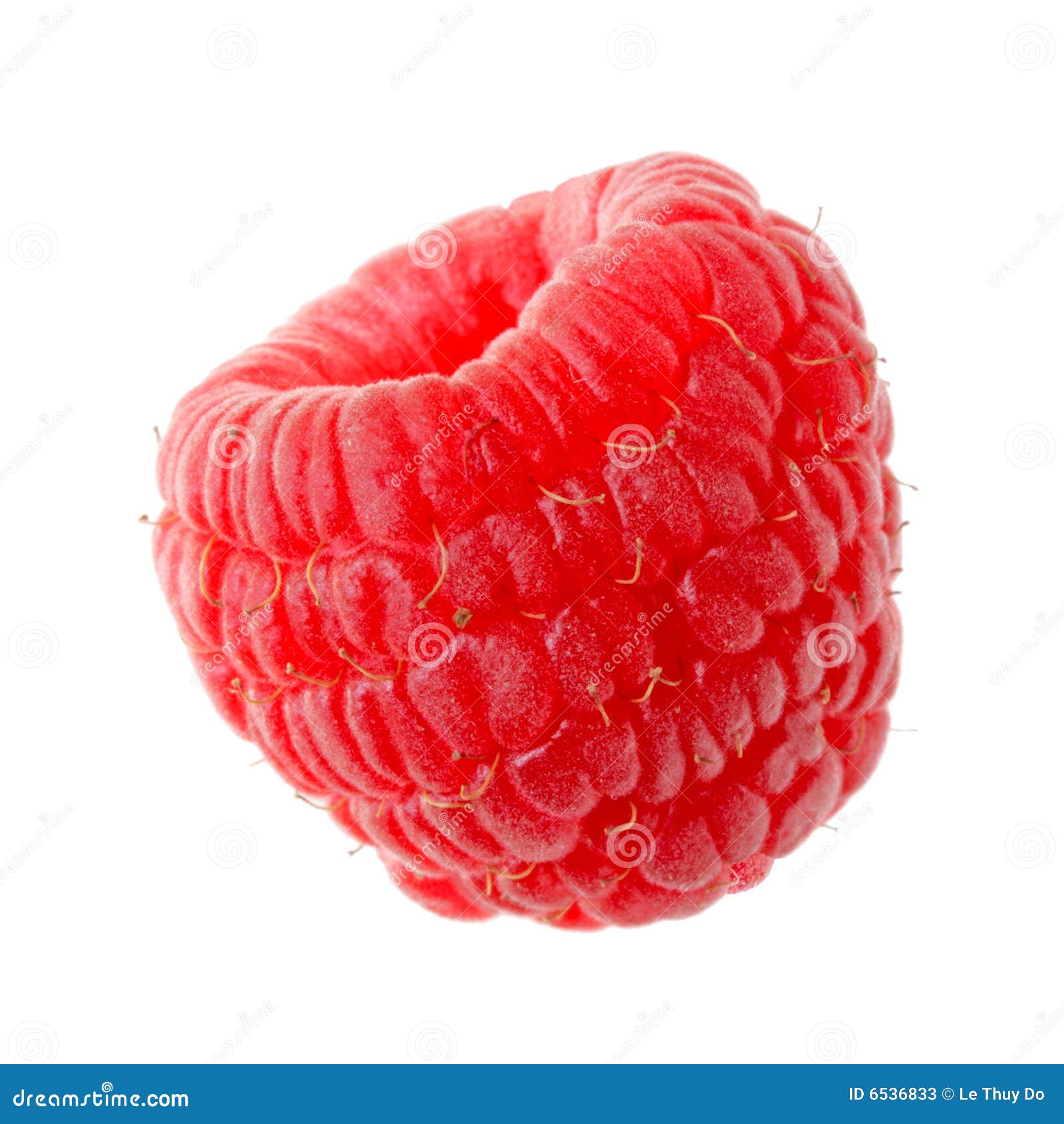 Framboise simple image stock. Image du fruits, organique 6536833