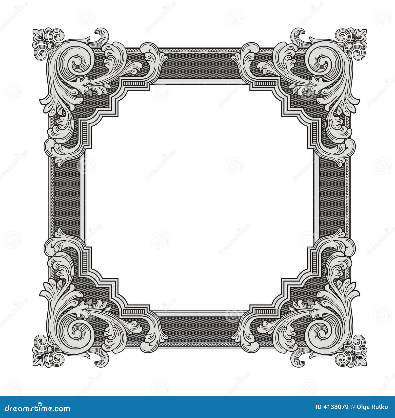 Download Frame stock vector. Illustration of fill, border, filigree ...