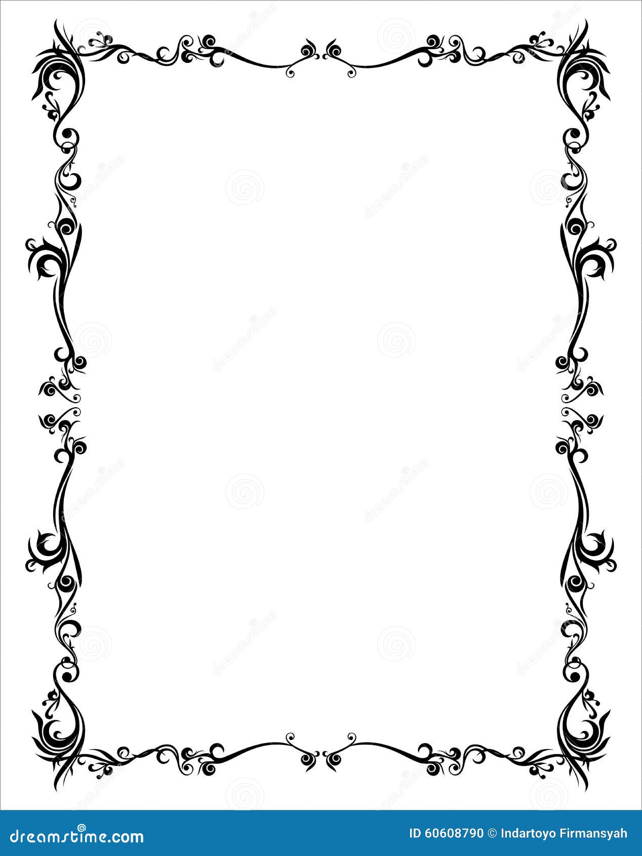 Frame Abstract Batik Yogyakarta Black Basic Stock Frame Abstract Batik Yogyakarta Black Basic Stock