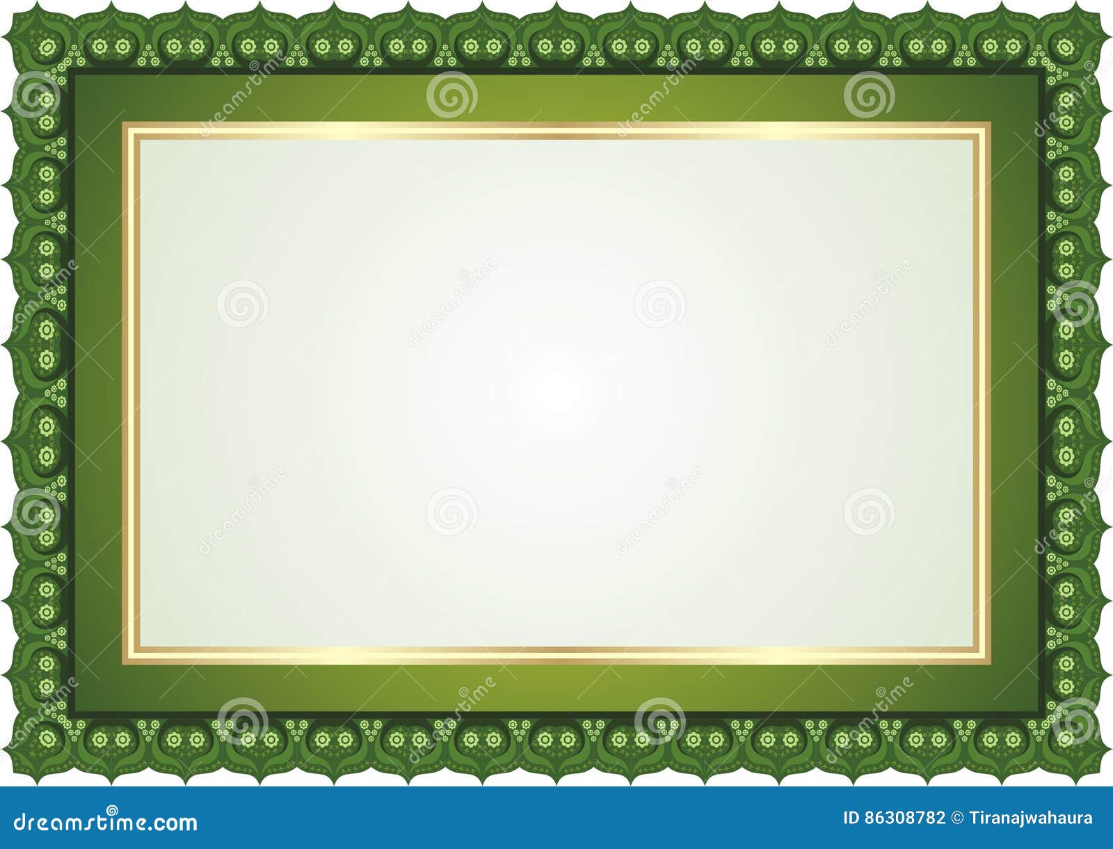 Frame - Border With Green Color Style Design Vector ...
 Color Borders Design