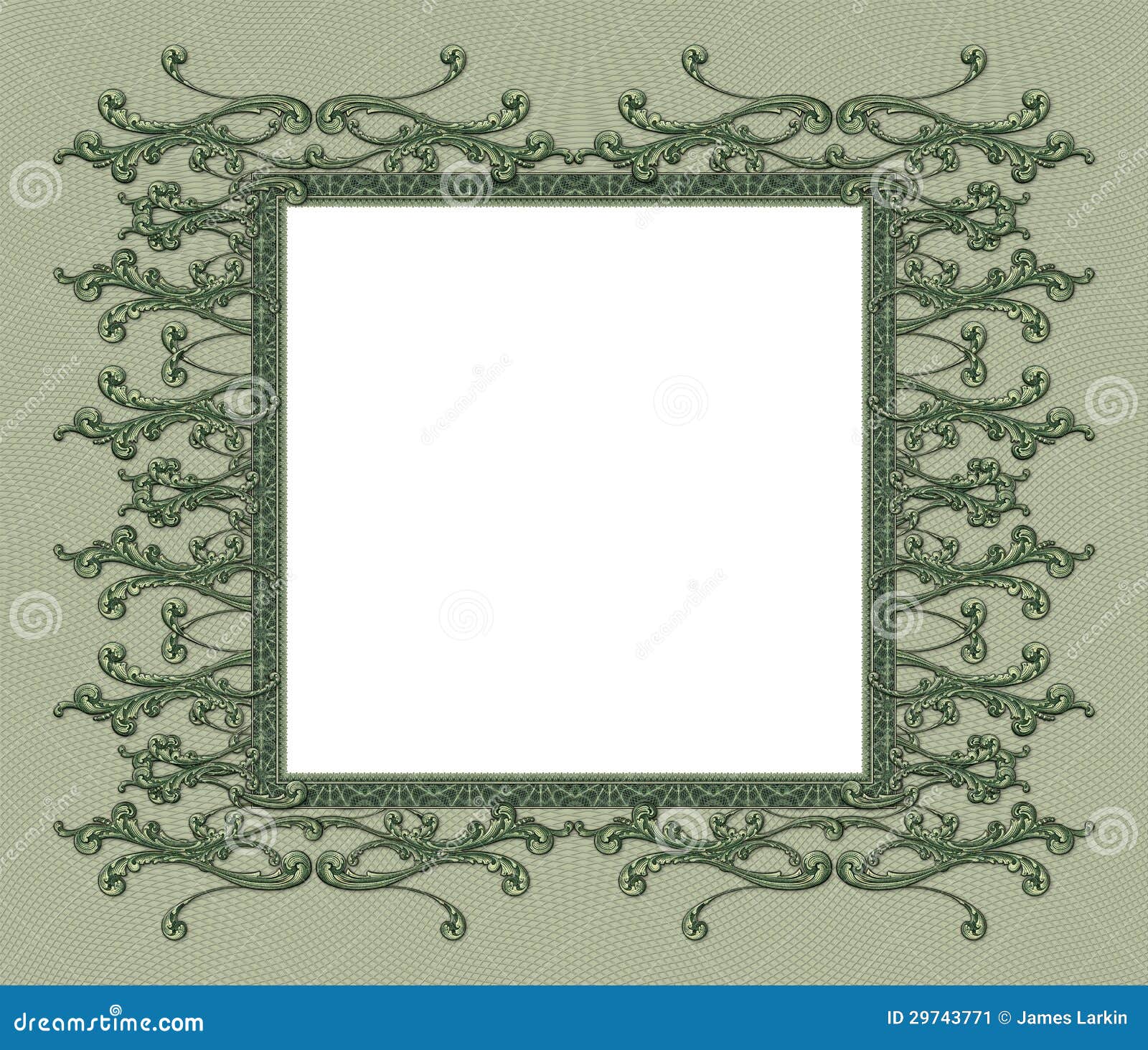 Money Frame stock image. Image of wealth, dollar, ornate 29743771