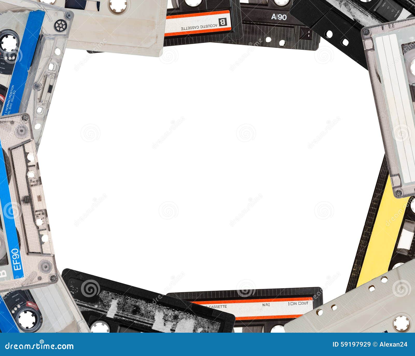 Frame compact cassettes stock image. Image of cassette - 59197929