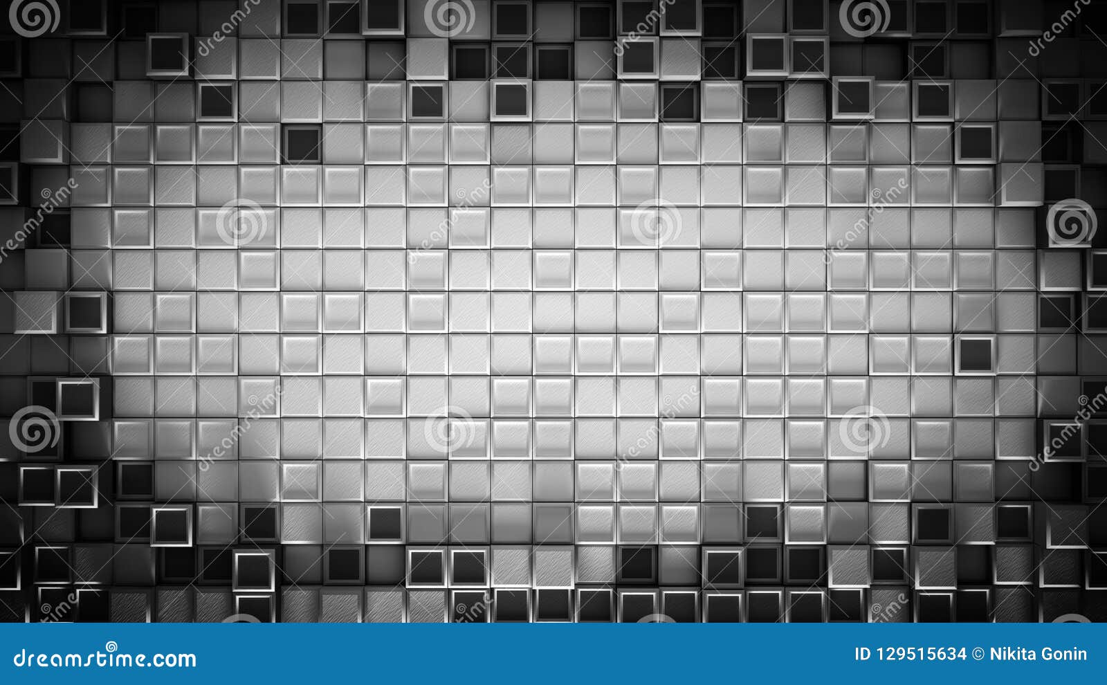 Download Frame Of Dark Gray 3d Cubes And Free Space Stock Illustration Illustration Of Pattern Dark 129515634