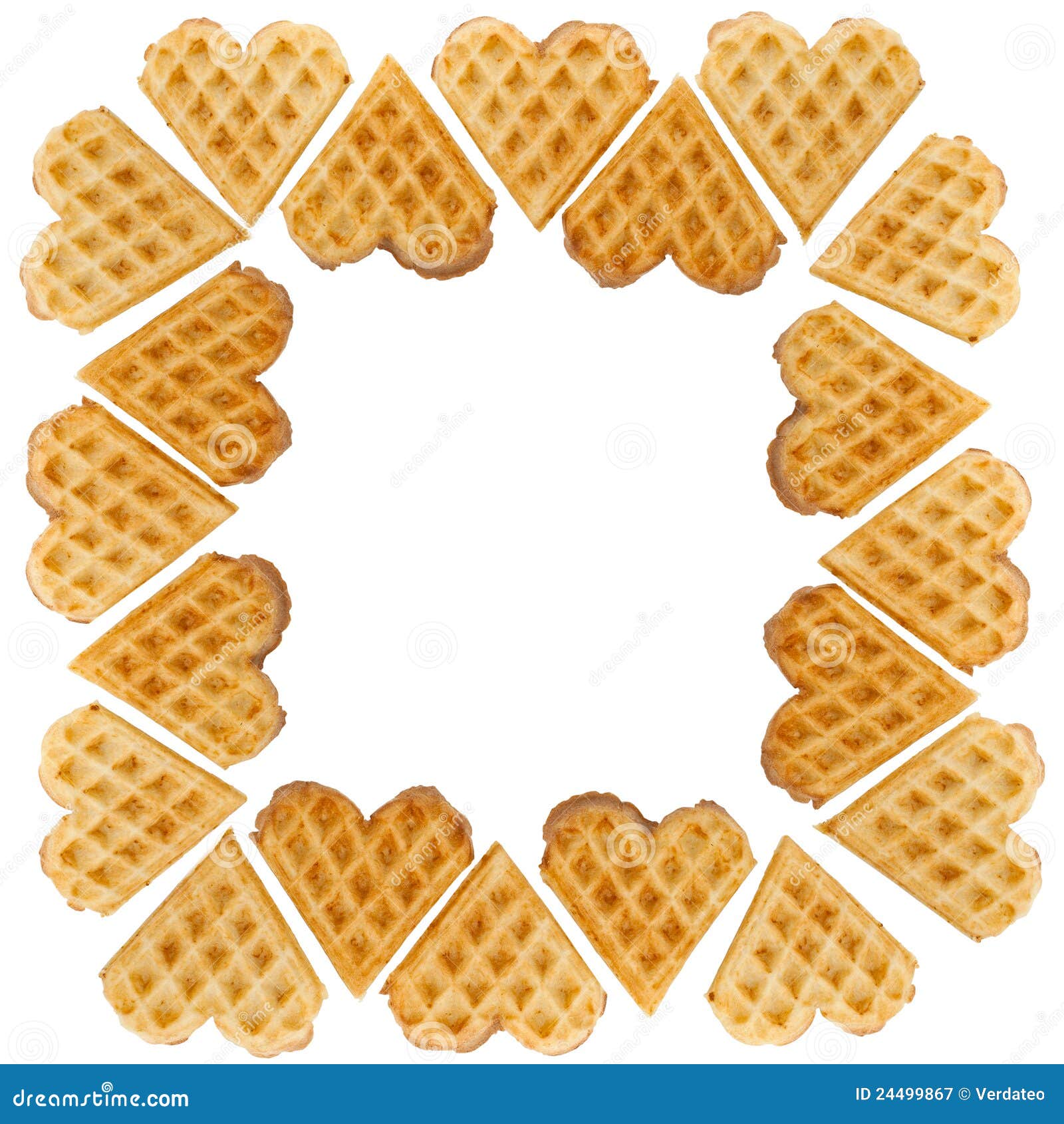 Homemade Heartshaped Waffle RoyaltyFree Stock Image CartoonDealer