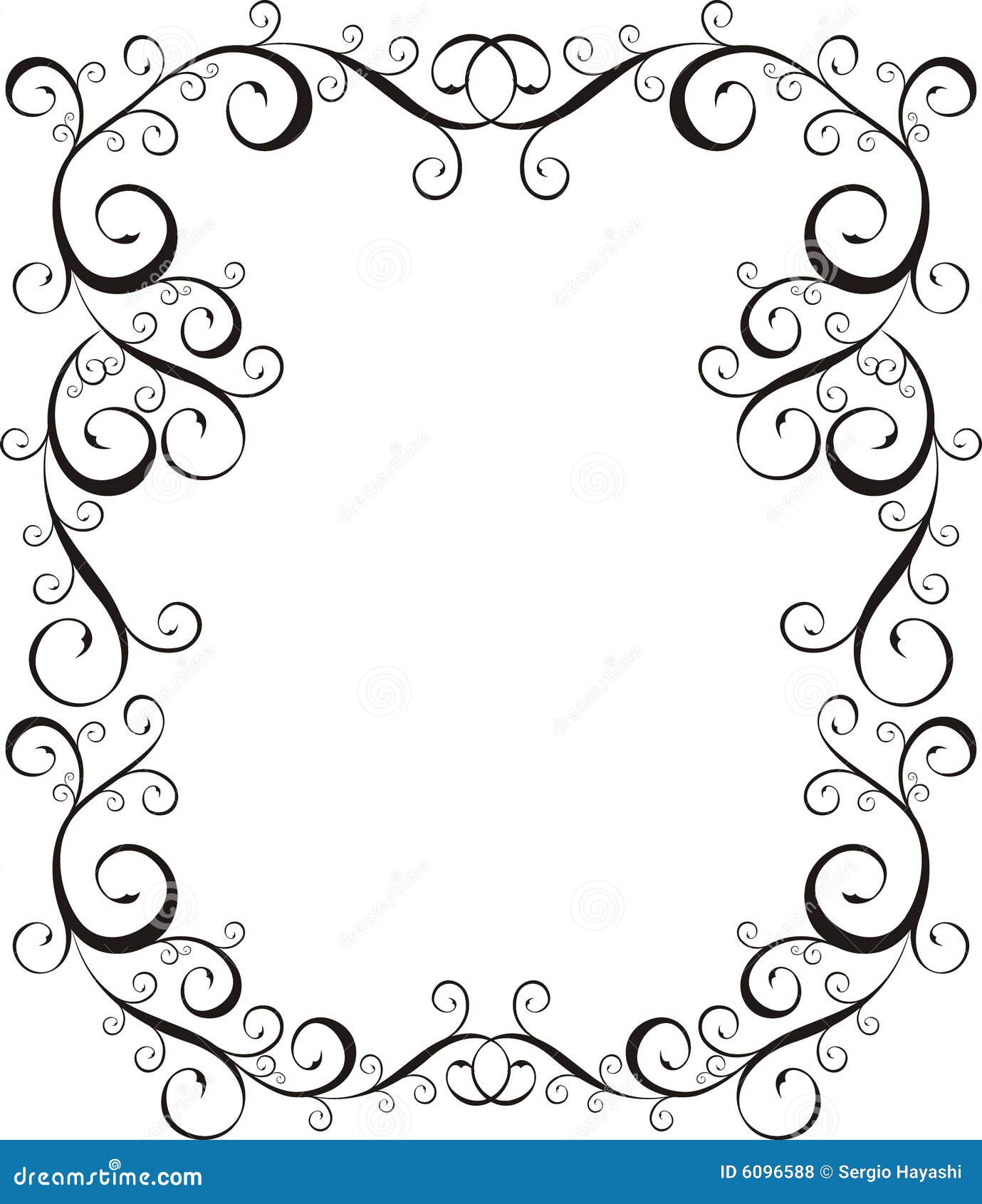 Frame Letter Border Stock Vector Illustration Of Artwork 6096588