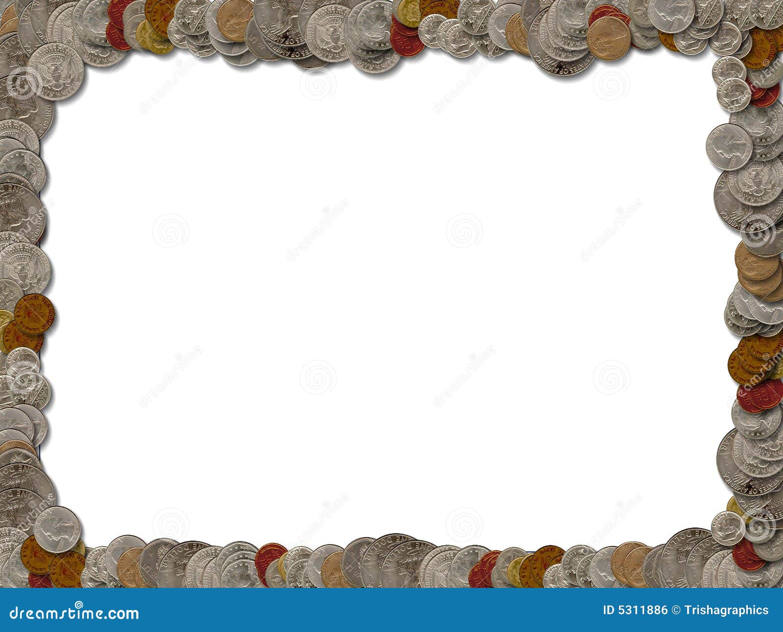 Frame Money Royalty Free Stock Image Image 5311886