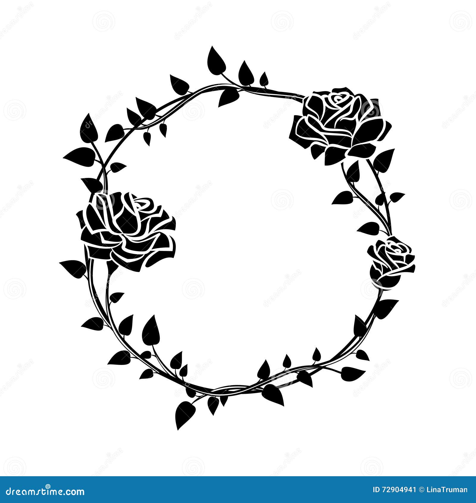 Download Frame Of Roses. Stylish Ornamental Border With Roses ...