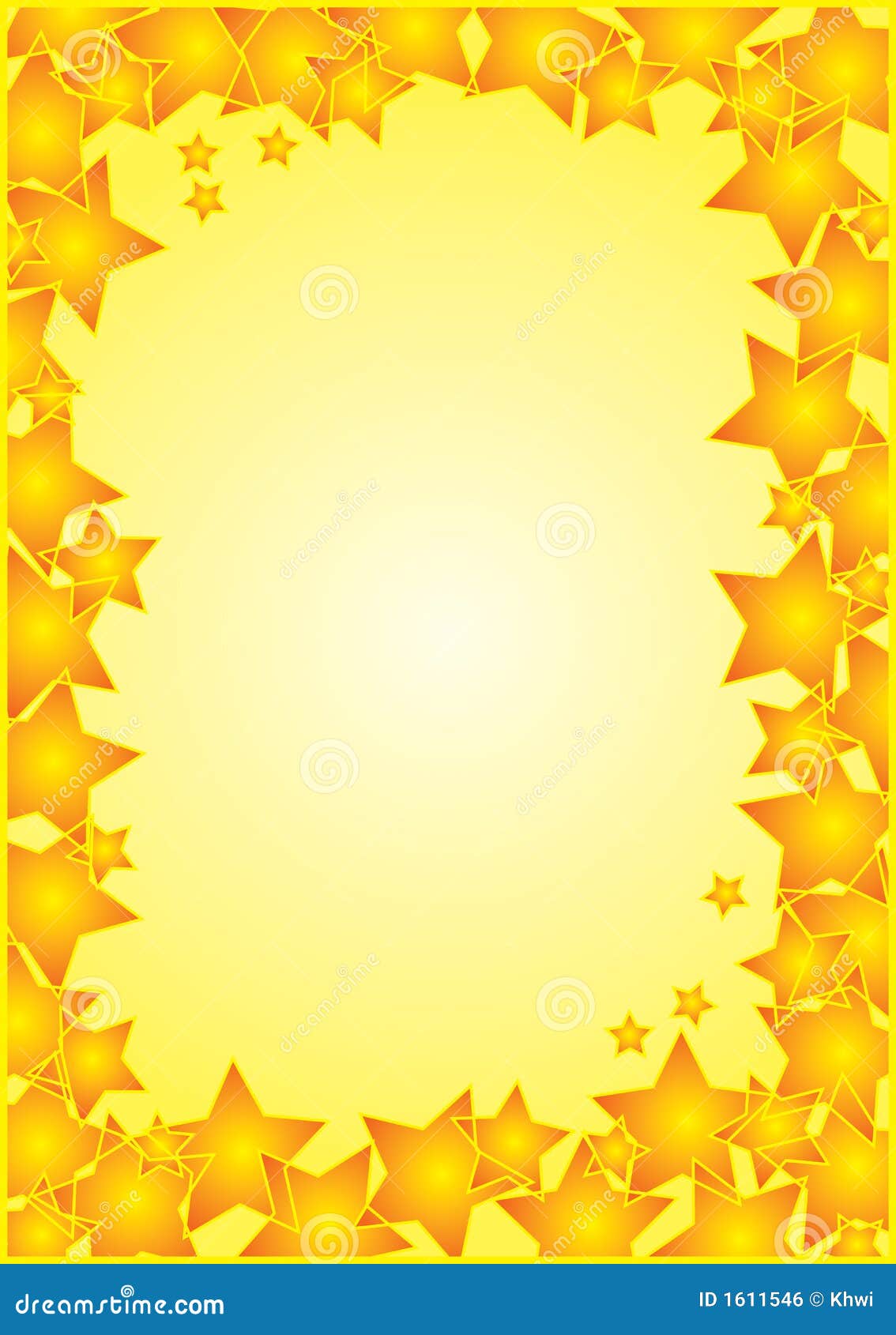 yellow star border clip art - photo #30