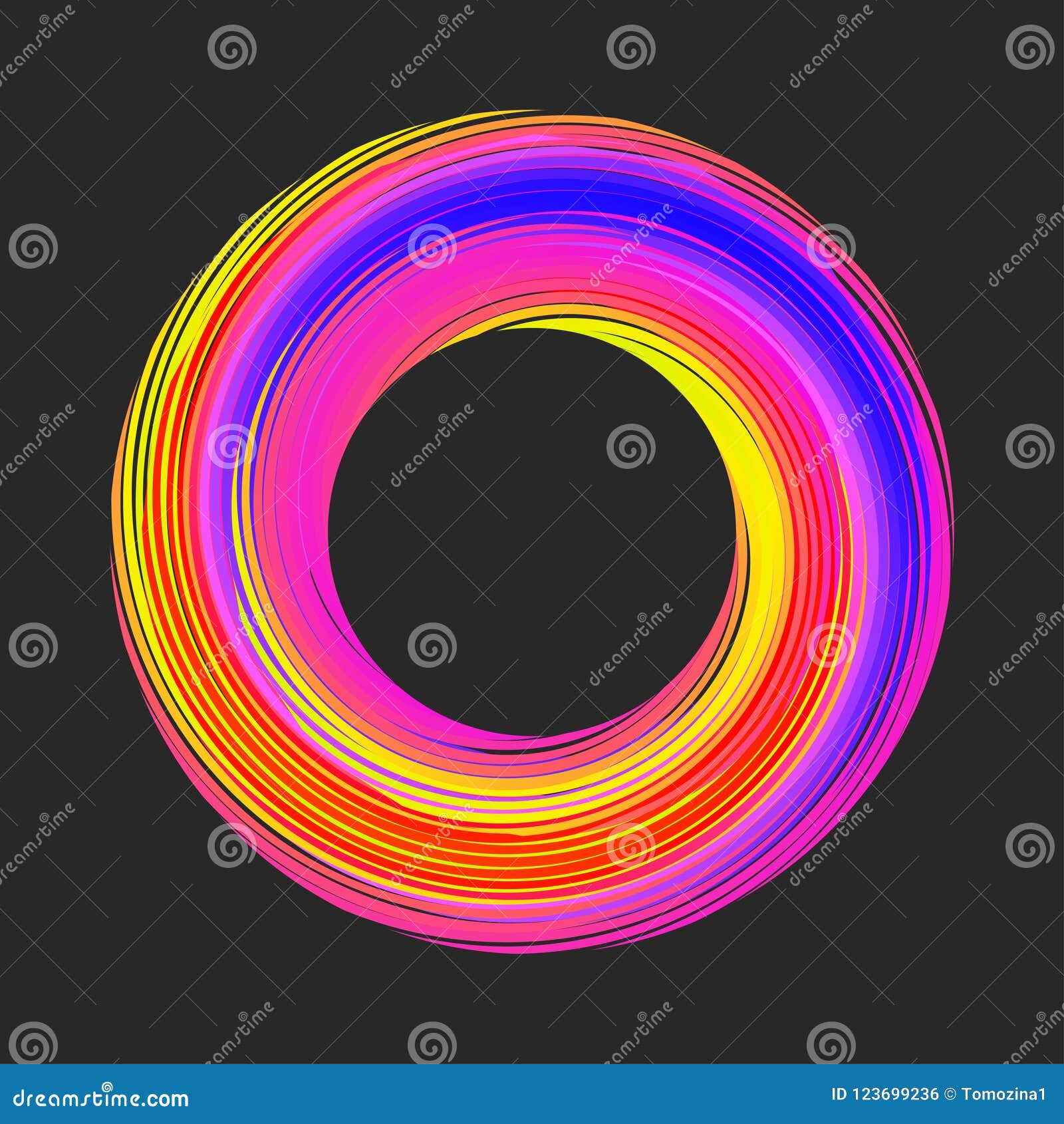 Frame swirl spiral  banner  stock vector  Illustration of 