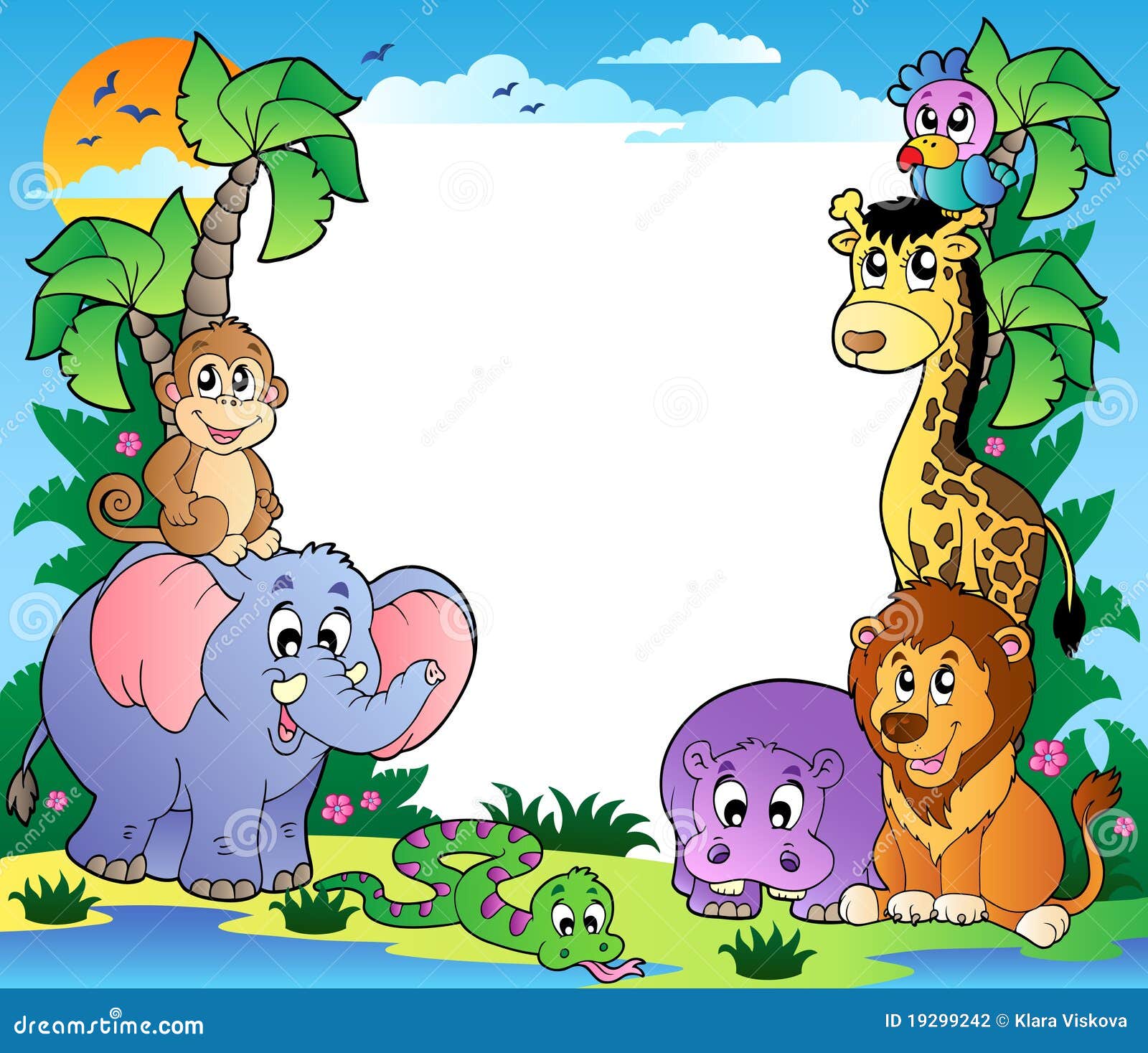 Frame Tropical Animals Stock Illustrations – 1,750 Frame Tropical Animals  Stock Illustrations, Vectors & Clipart - Dreamstime