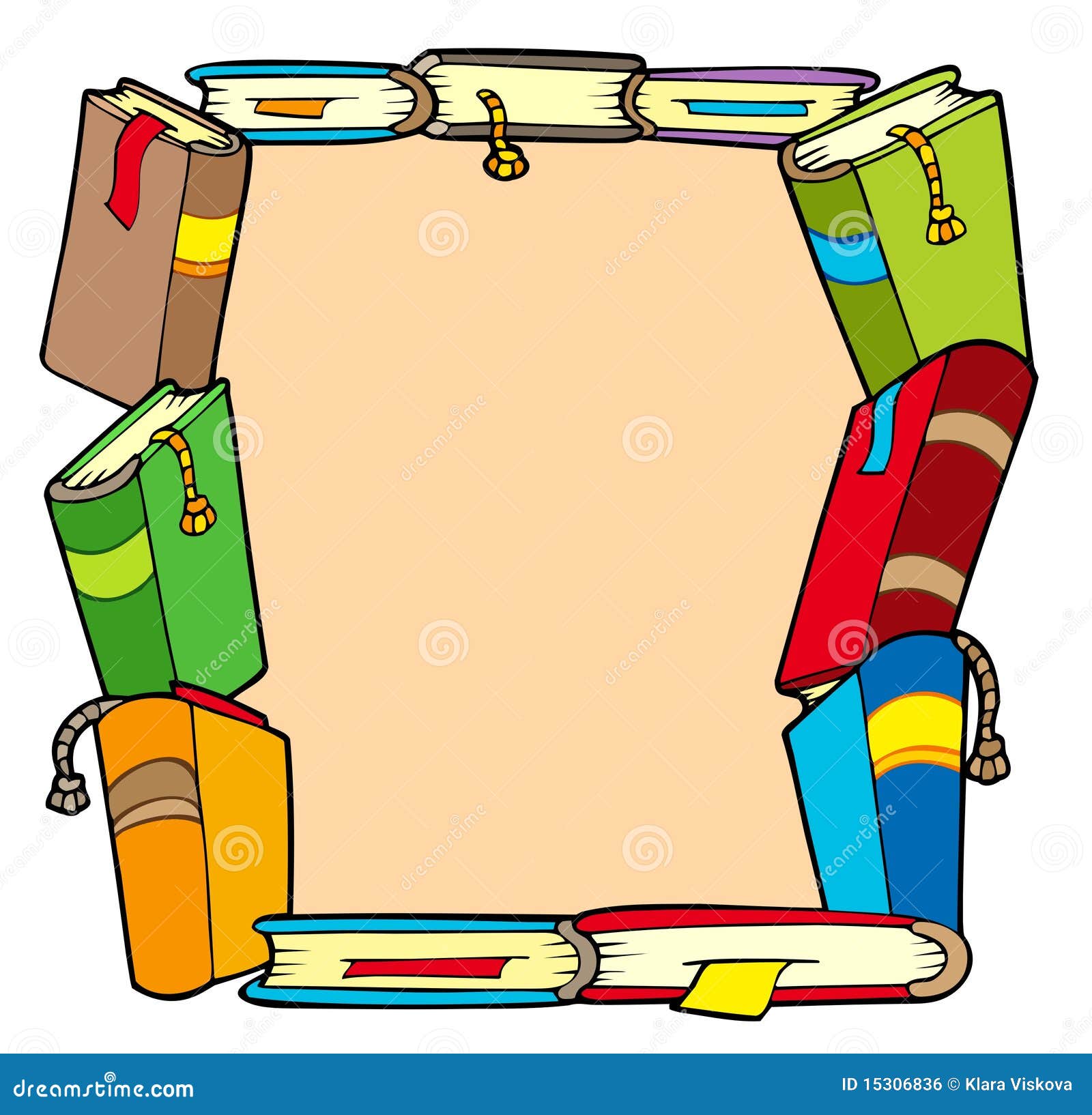 books clip art border