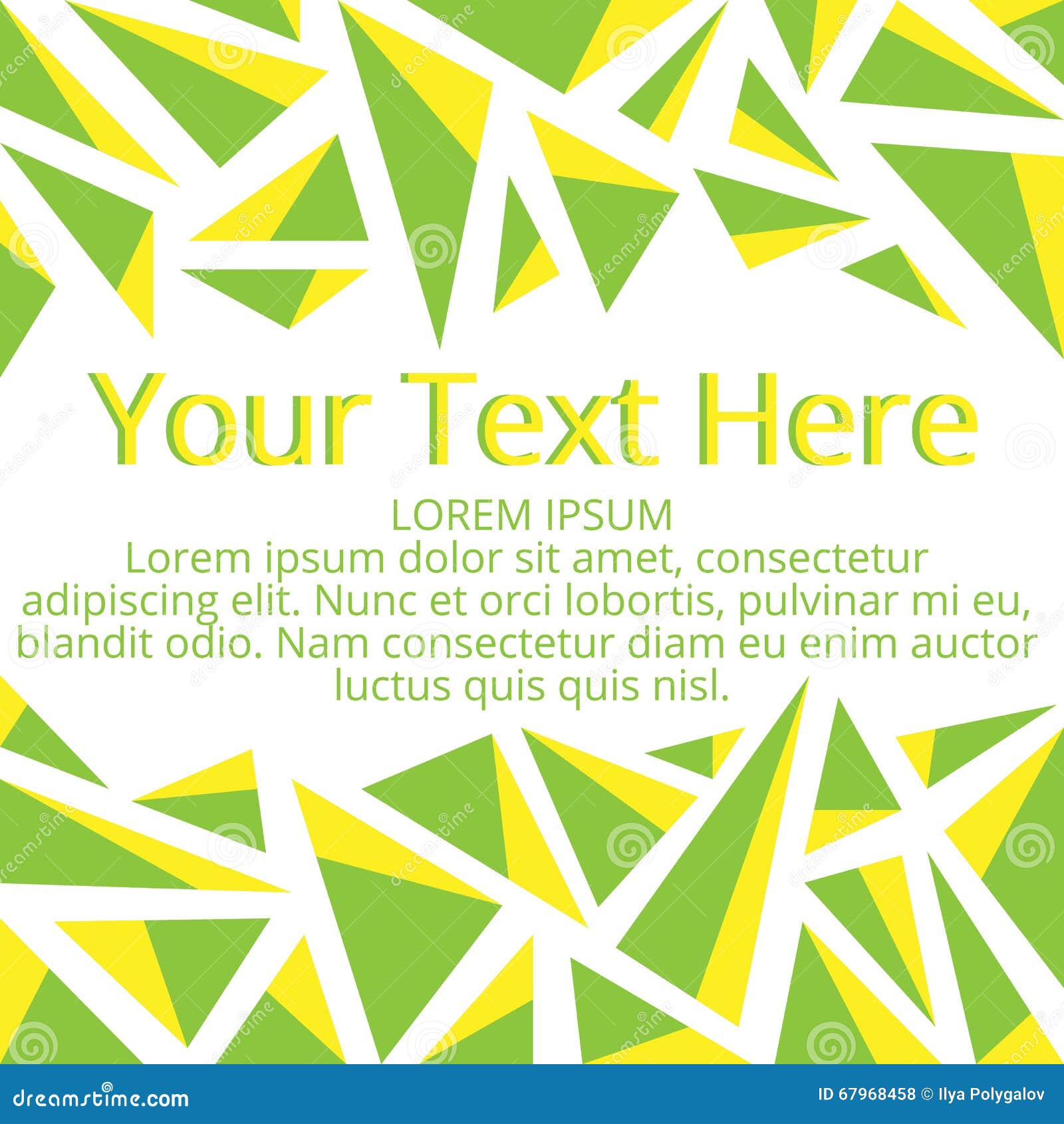 Frame for your text stock illustration. Illustration of colorful - 67968458