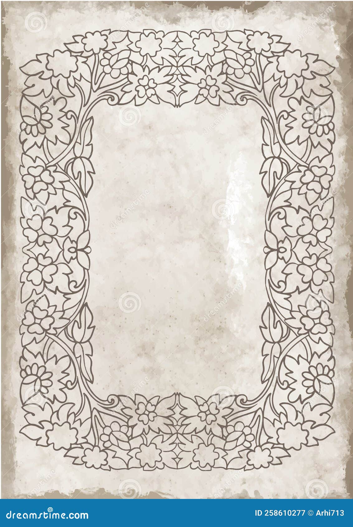 framed journal paper - digital instant download. old vintage paper