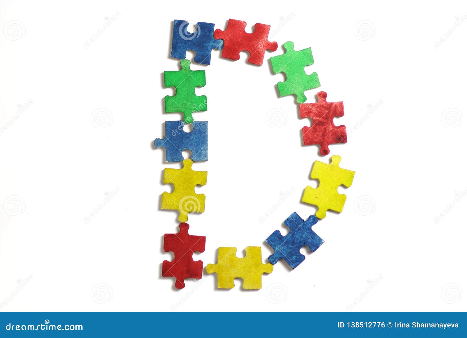 Frames and Letters for the Text of Colorful Puzzles , World Autism Day ...