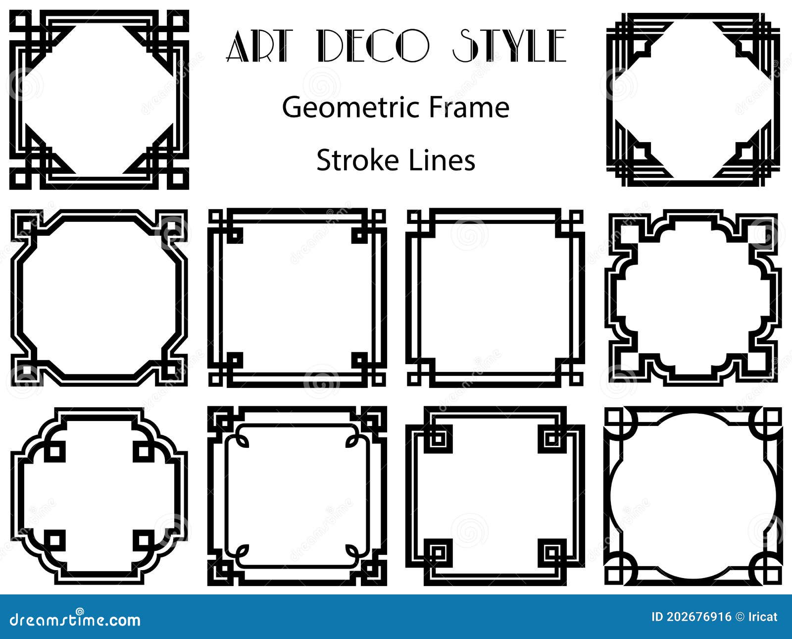 classic frame drawing