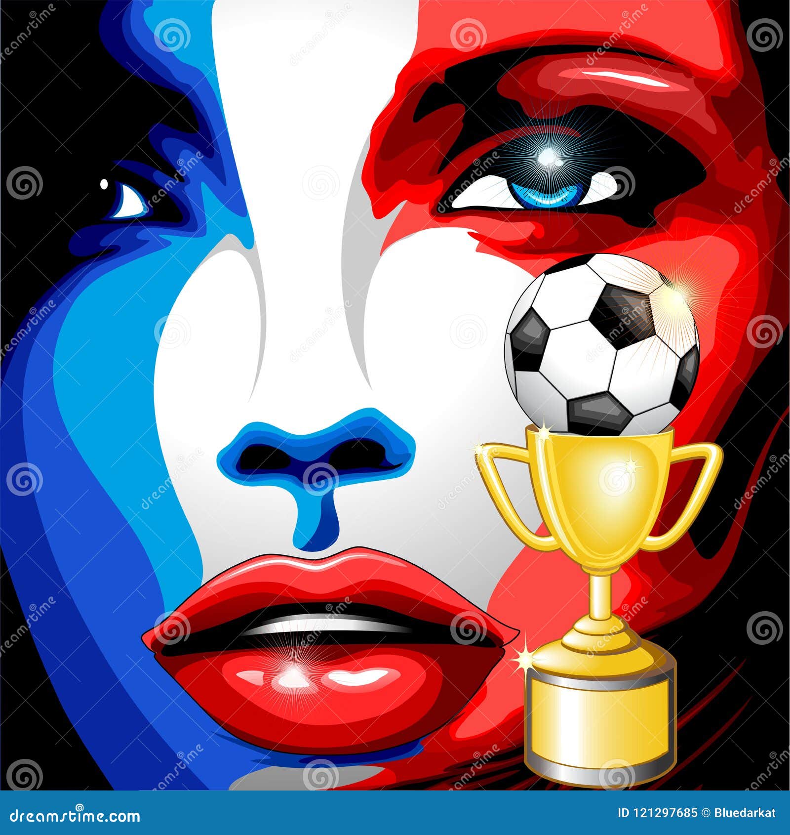 world cup girls paint