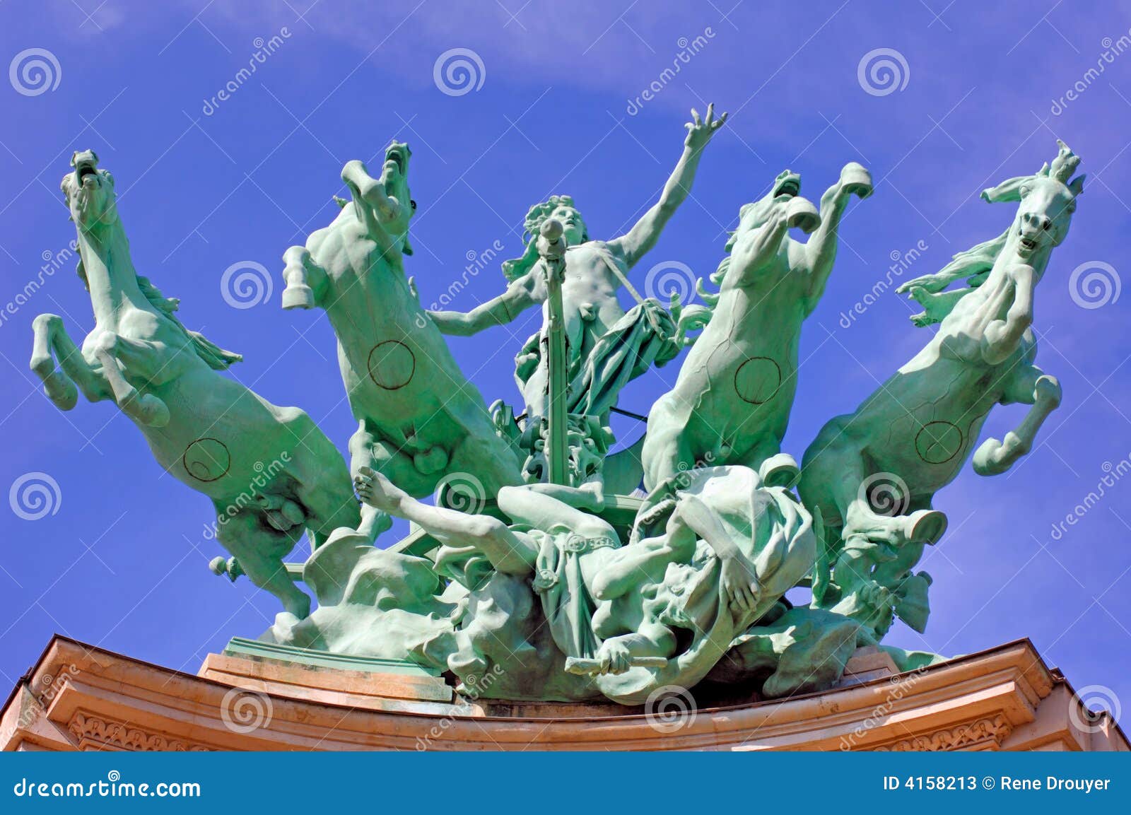 France, Paris Statue of Grand Palais Stock Image Image of statue