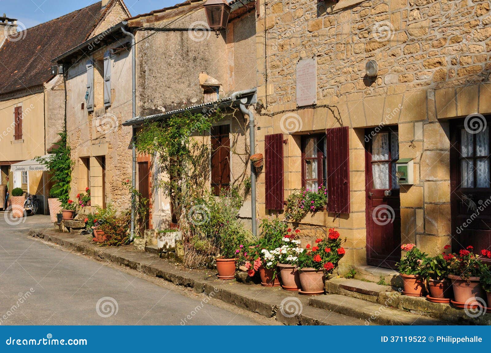 france, picturesque village of saint leon sur vezere