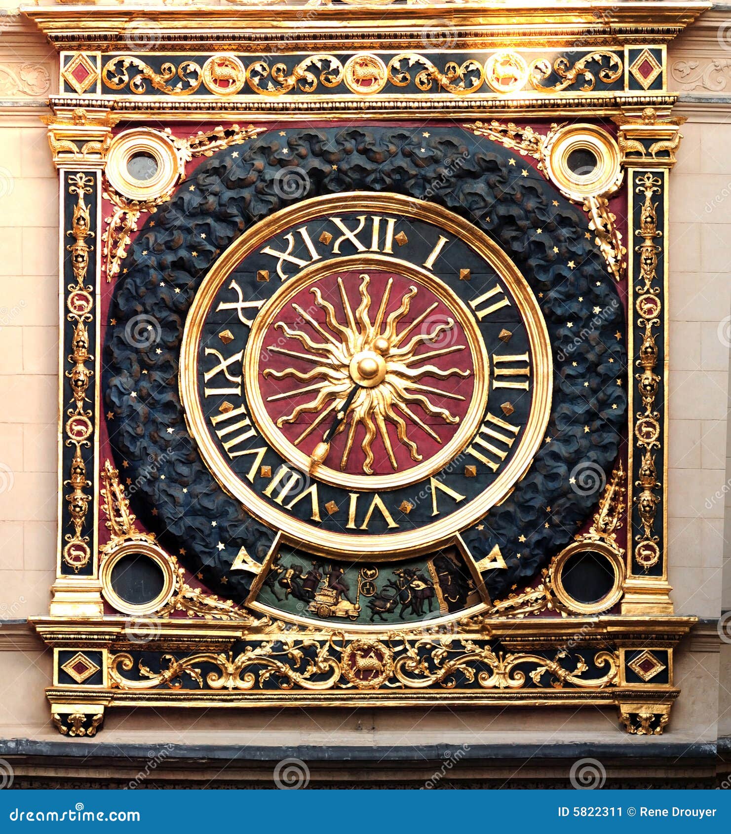 France Rouen the Big Clock or Stock Image Image of clock, normandy