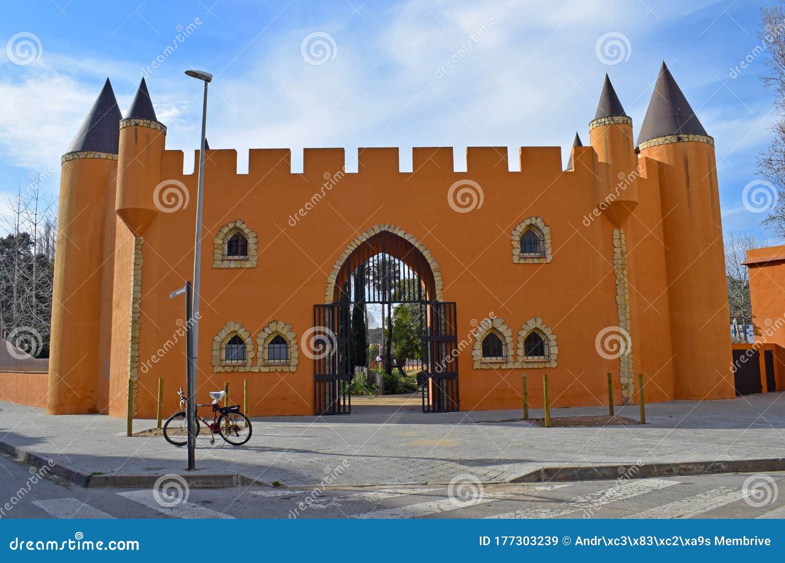 francesc macia park in malgrat de mar