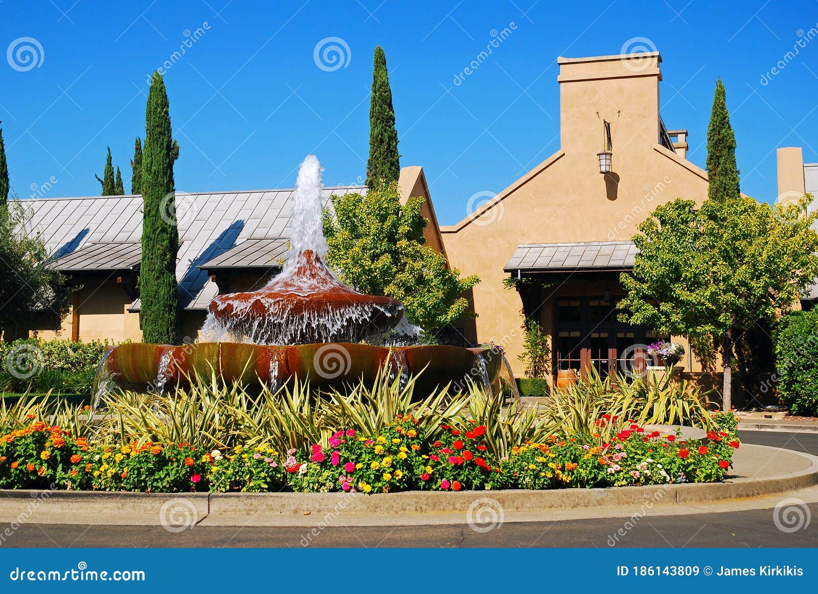 Franciscan Estate Winery in the Napa Valley Stock Image Image of architecture photograph 186143809