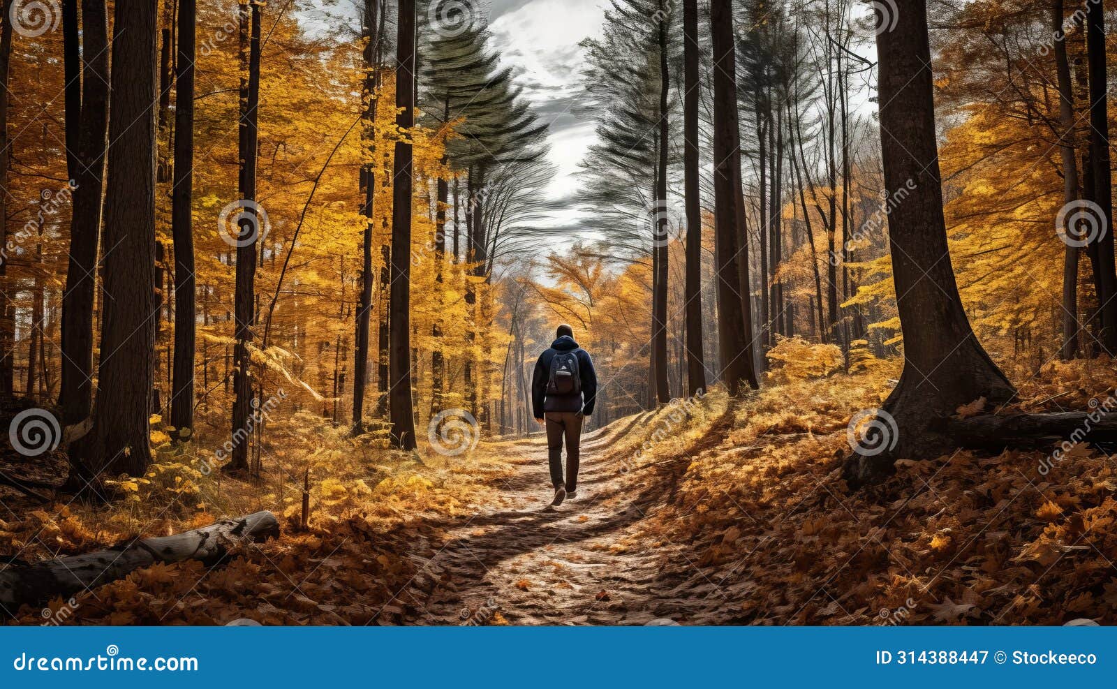 frank's journey: exploring the enchanting autumn forest