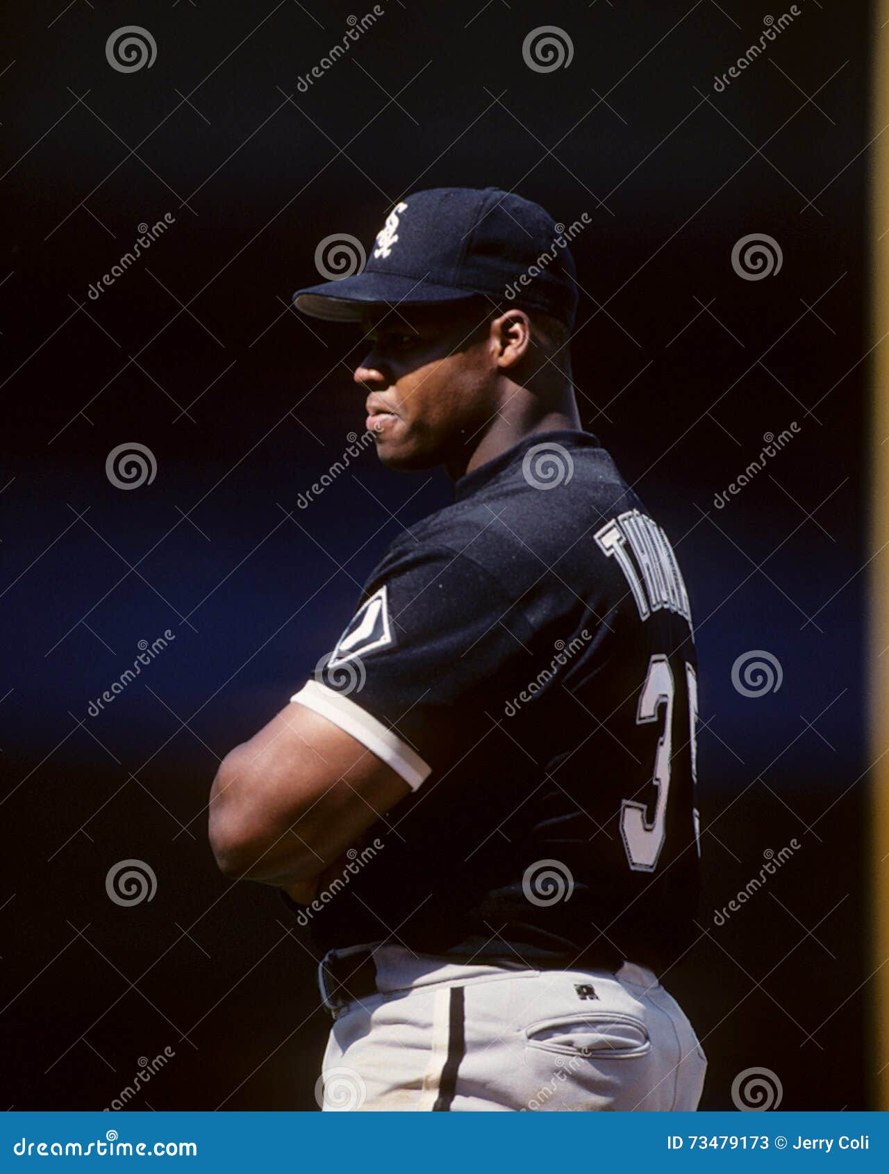 Frank Thomas of the Chicago White Sox Editorial Stock Photo - Image of  slide, sports: 73479173