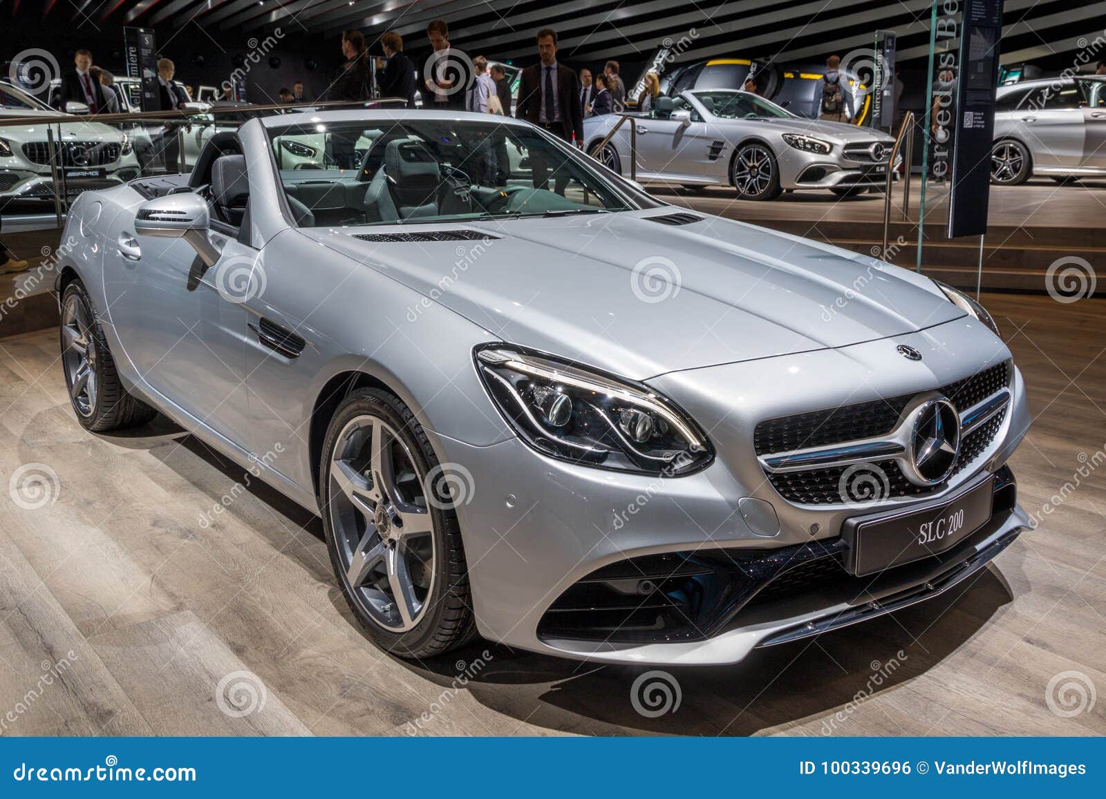 Mercedes Benz Slc 0 Cabrio Car Editorial Photo Image Of Drive Industry