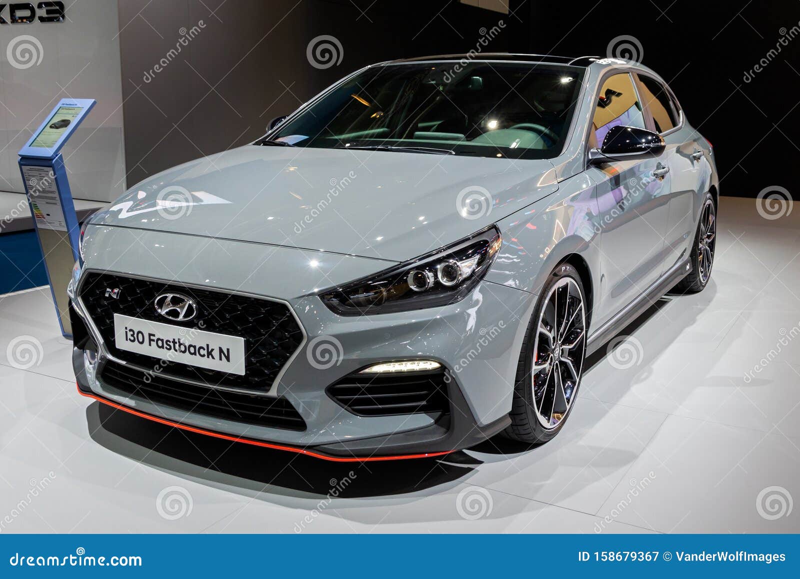 2020 Hyundai I30 Fastback N Car Editorial Photography - Image of autoshow,  grey: 158679367