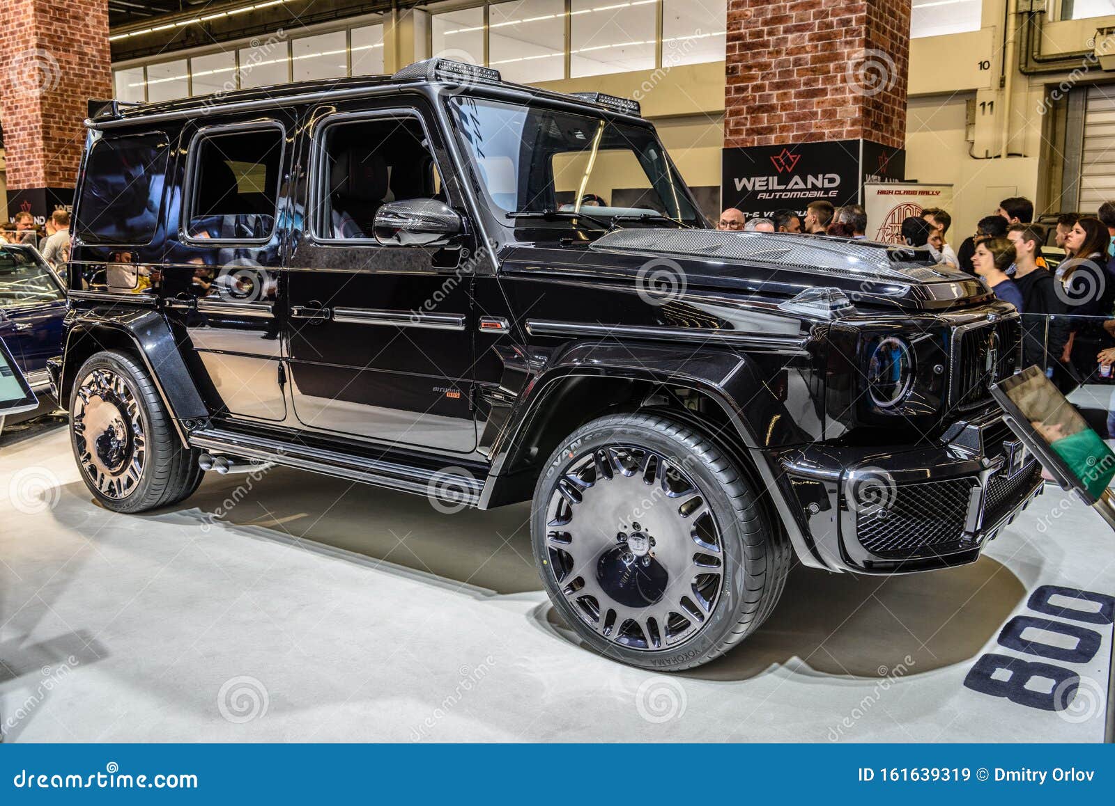 Frankfurt Germany Sept 19 Black Mercedes Benz G Class Brabus 850 Widestar W463 Suv Iaa International Motor Show Auto Editorial Stock Image Image Of Fair Brabus