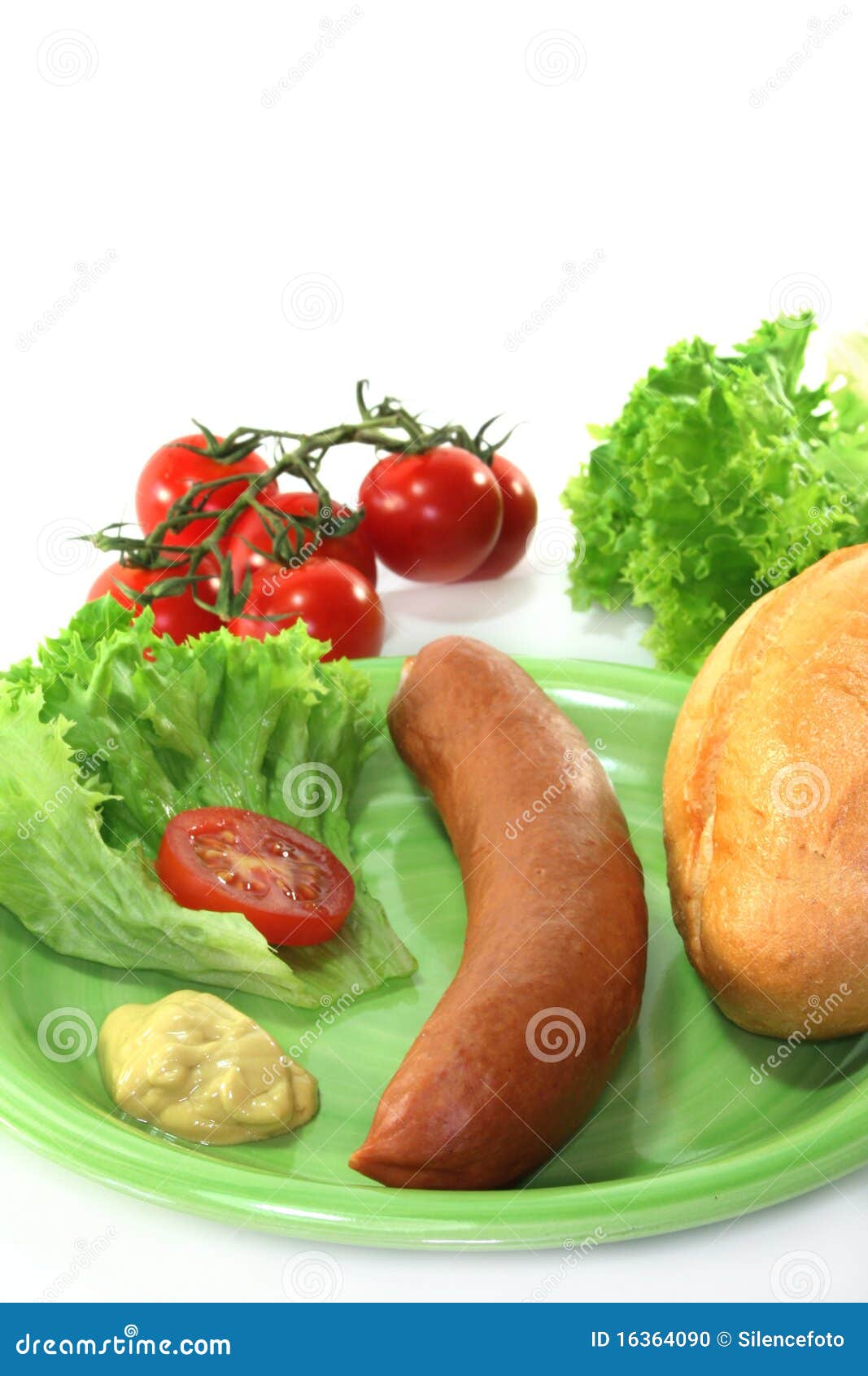 Frankfurter sausage stock photo. Image of sausage, beef 16364090