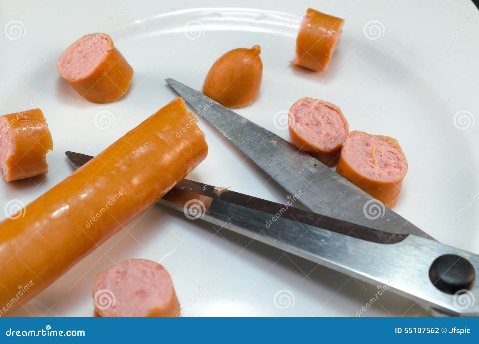 frankfurter-sausage-cut-scissors-sausage