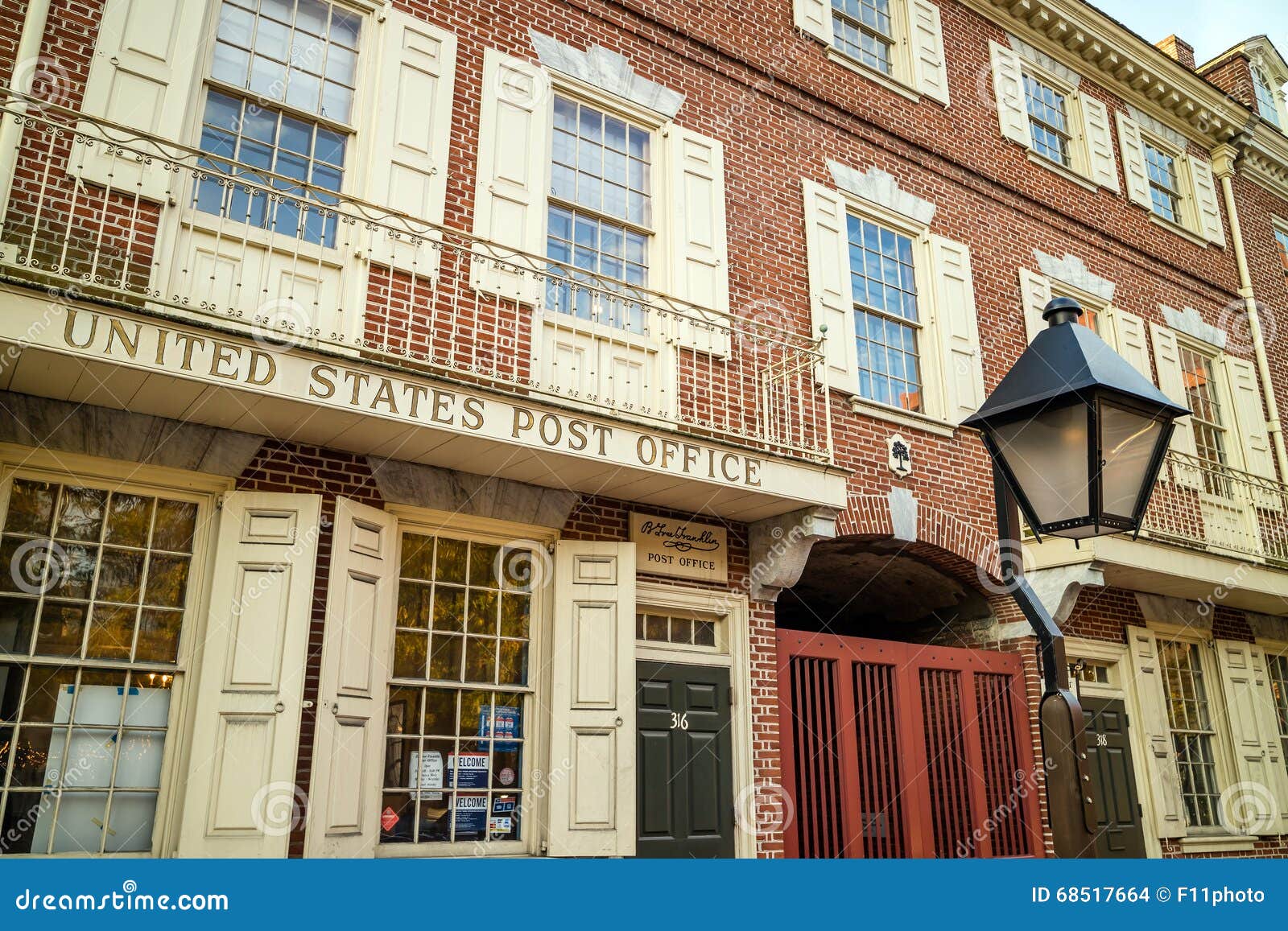 Franklin Post Office editorial stock image. Image of downtown 68517664