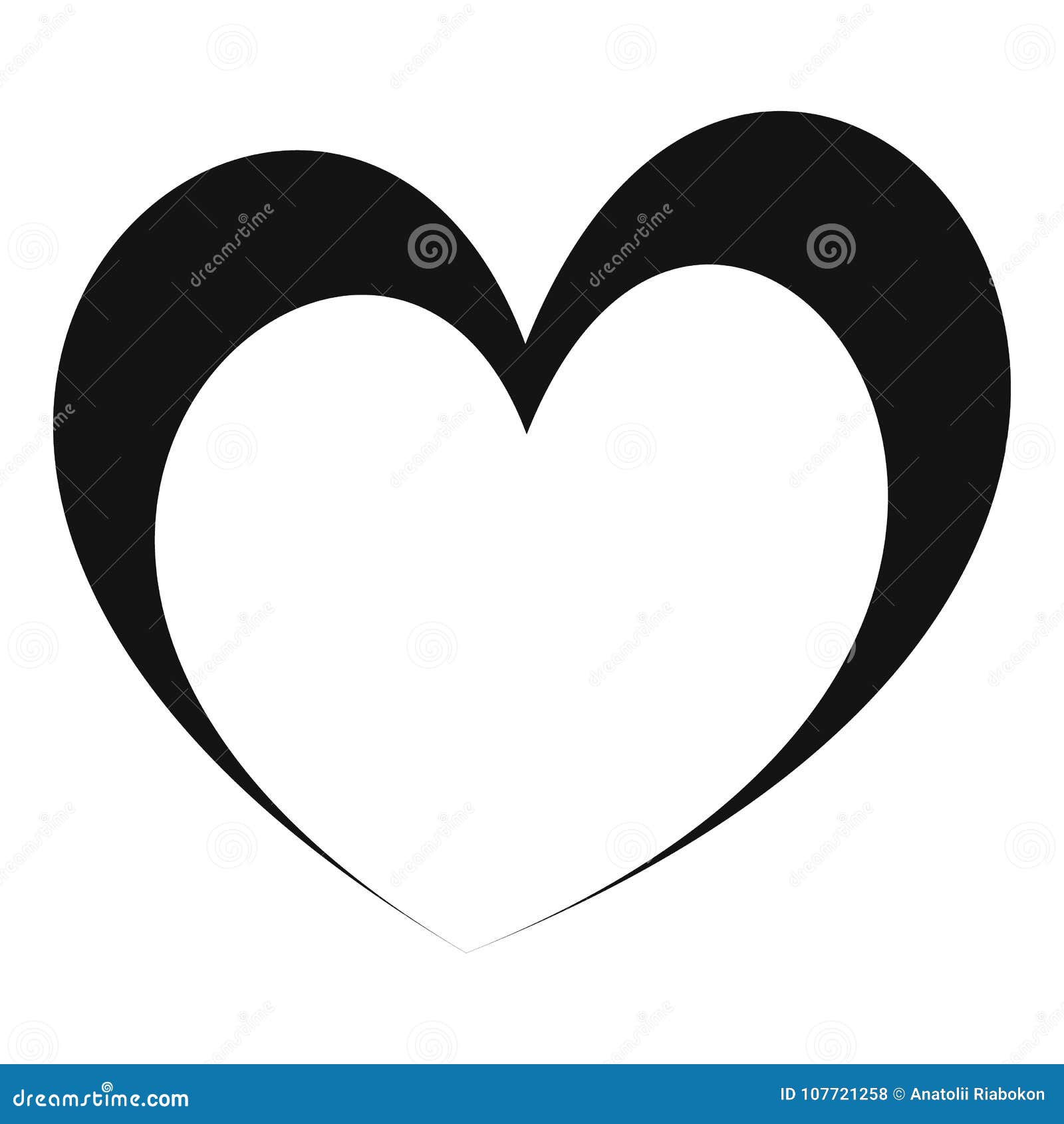 Frantic Heart Icon, Simple Style. Stock Vector - Illustration of ...