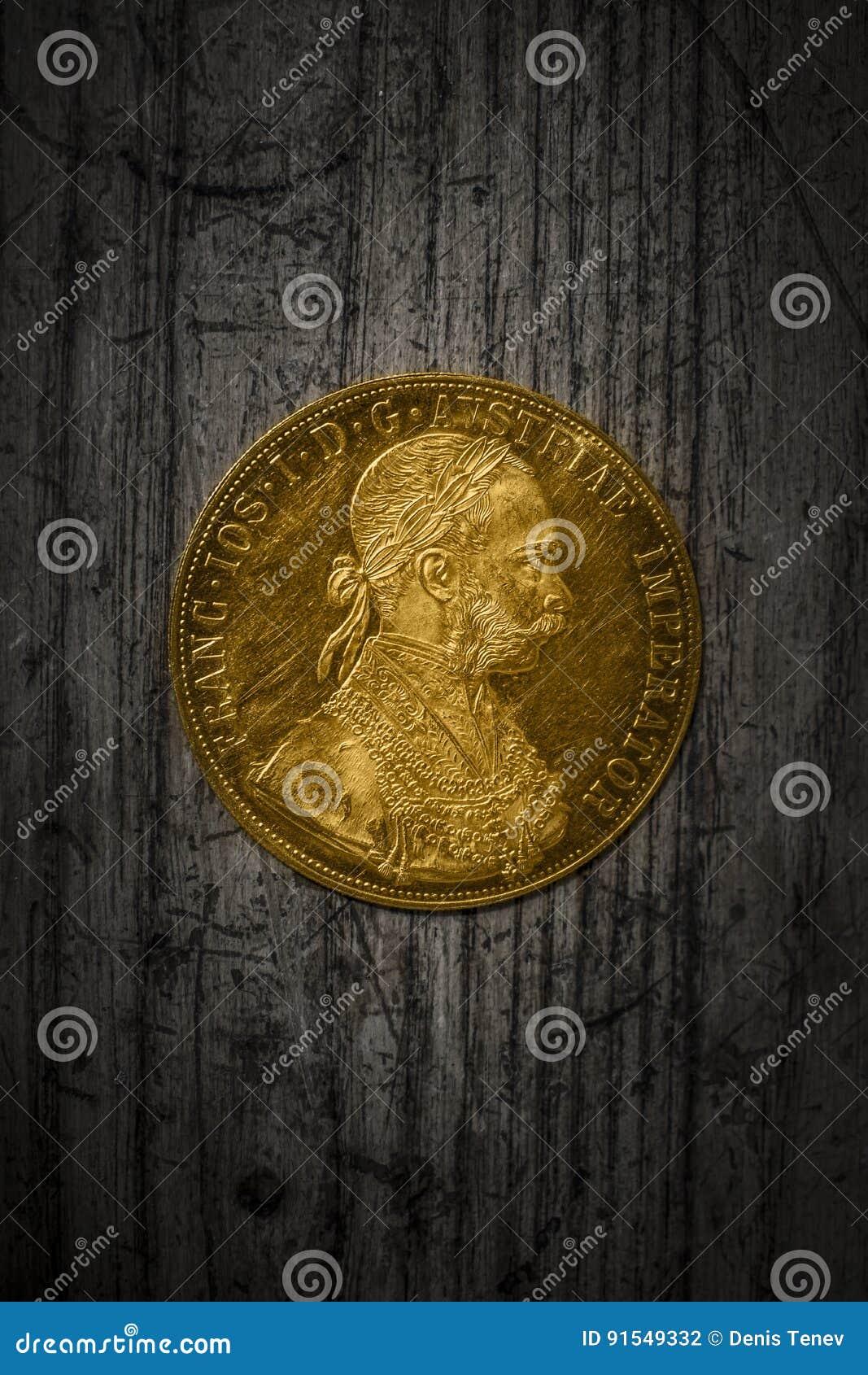 franz joseph i, austro-hungarian golden ducat from 1915-avers