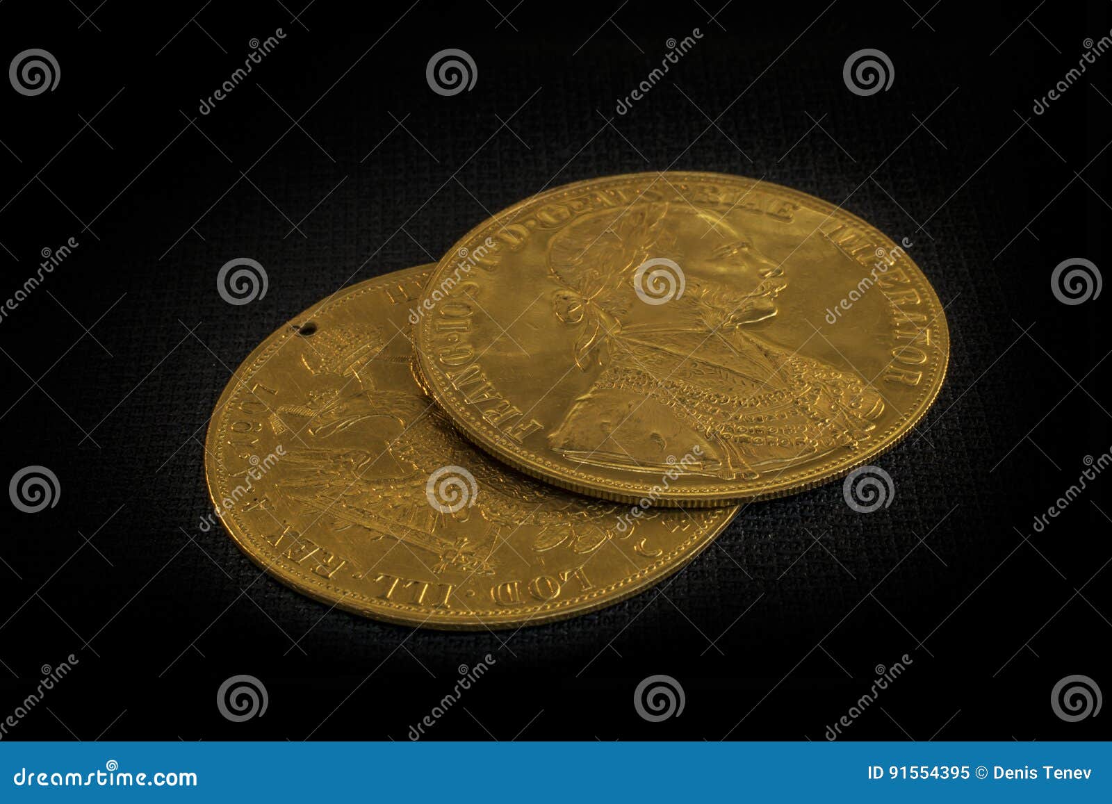 franz joseph i, austro-hungarian golden ducats from 1915