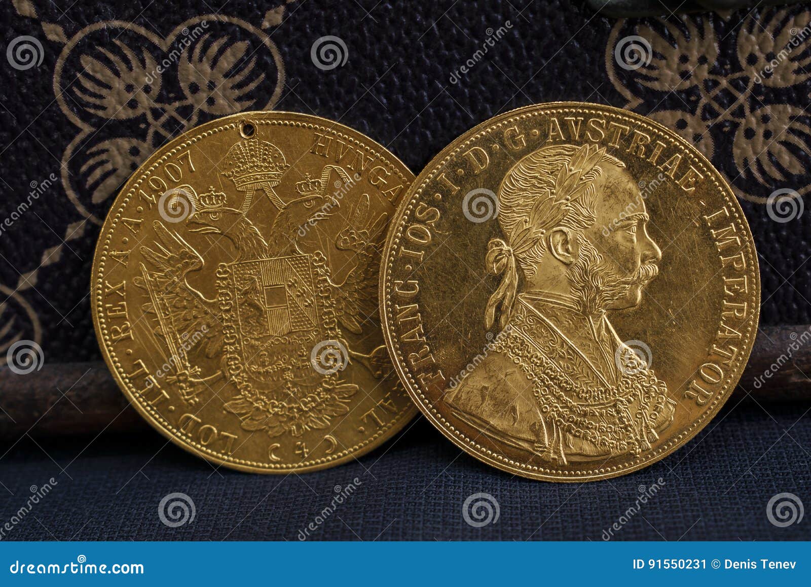 franz joseph i, austro-hungarian golden ducats from 1915