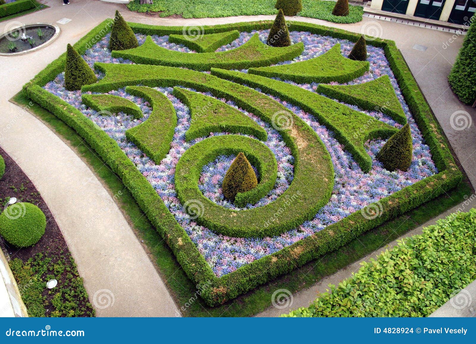 Französische Gärten in Prag Stockfoto Bild von französisch