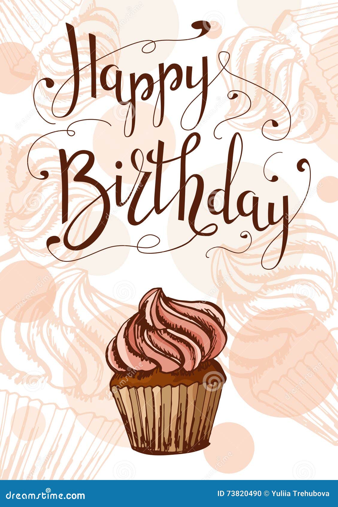 Frase Disegnata Originale Di Buon Compleanno Mano Che Segna Composizione Con Lettere Calligrafica Cartolina D Auguri Di Vettore Illustrazione Vettoriale Illustrazione Di Illustrazione Divertimento