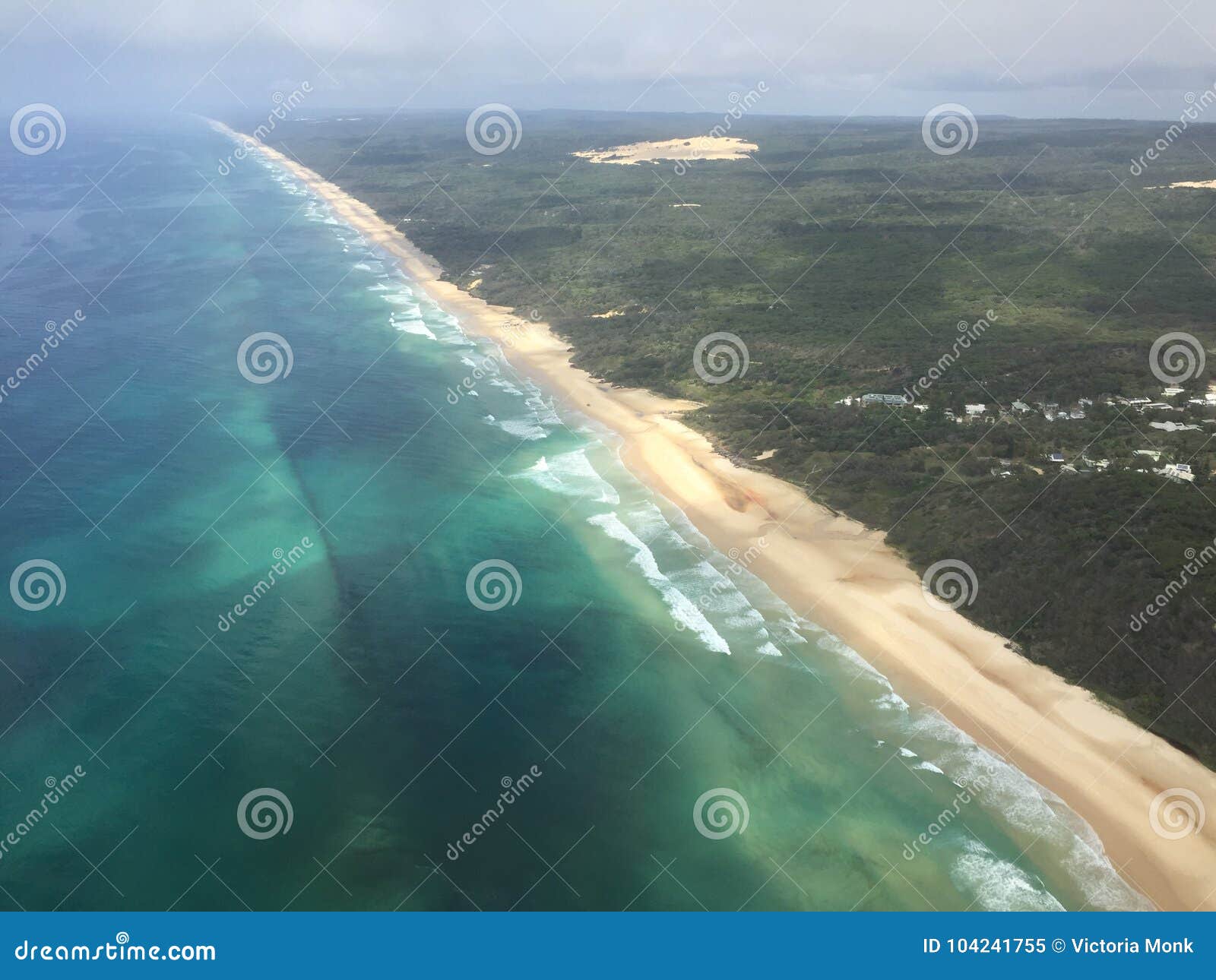 Fraser Island Coast stock image. Image of australia 104241755