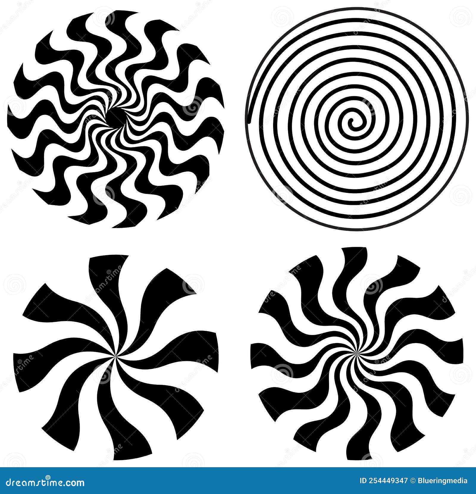 Fraser Spiral Illusion Vector | CartoonDealer.com #254449347