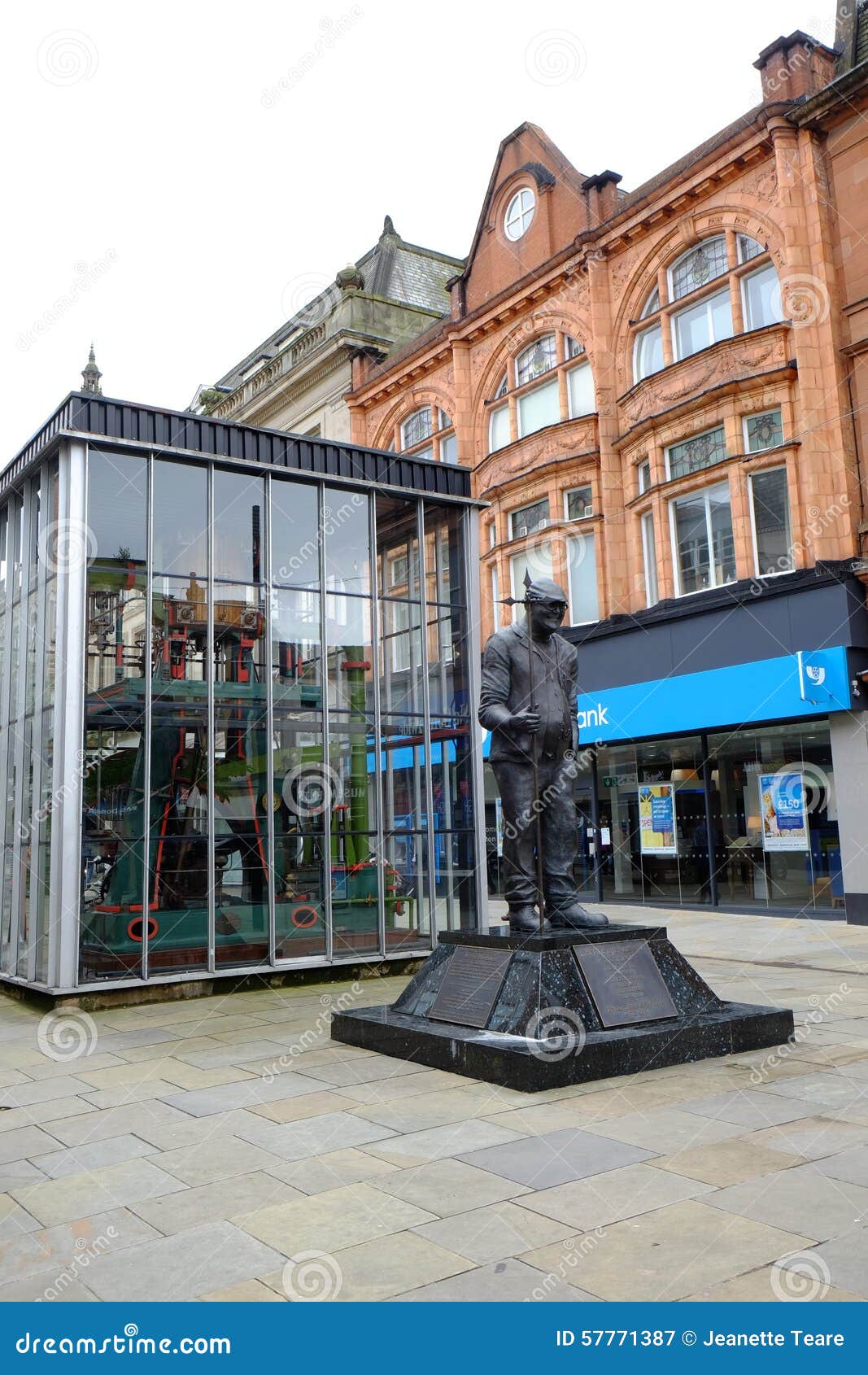 Fred Dibnah Statue at Bolton Editorial Photography - Image of ...