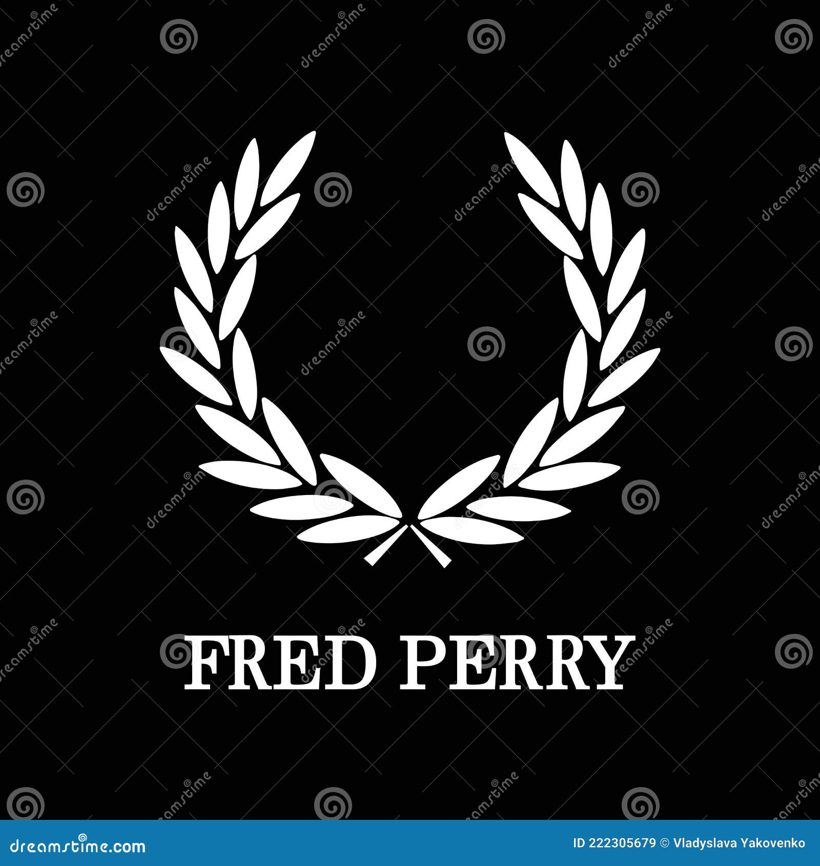Fred Perry. Logo Popular Clothing Brand. FRED PERRY Famous Luxury Brand ...